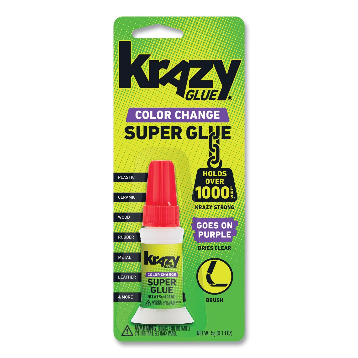 Color Change Brush On Glue | Krazy Glue® | .18 Oz