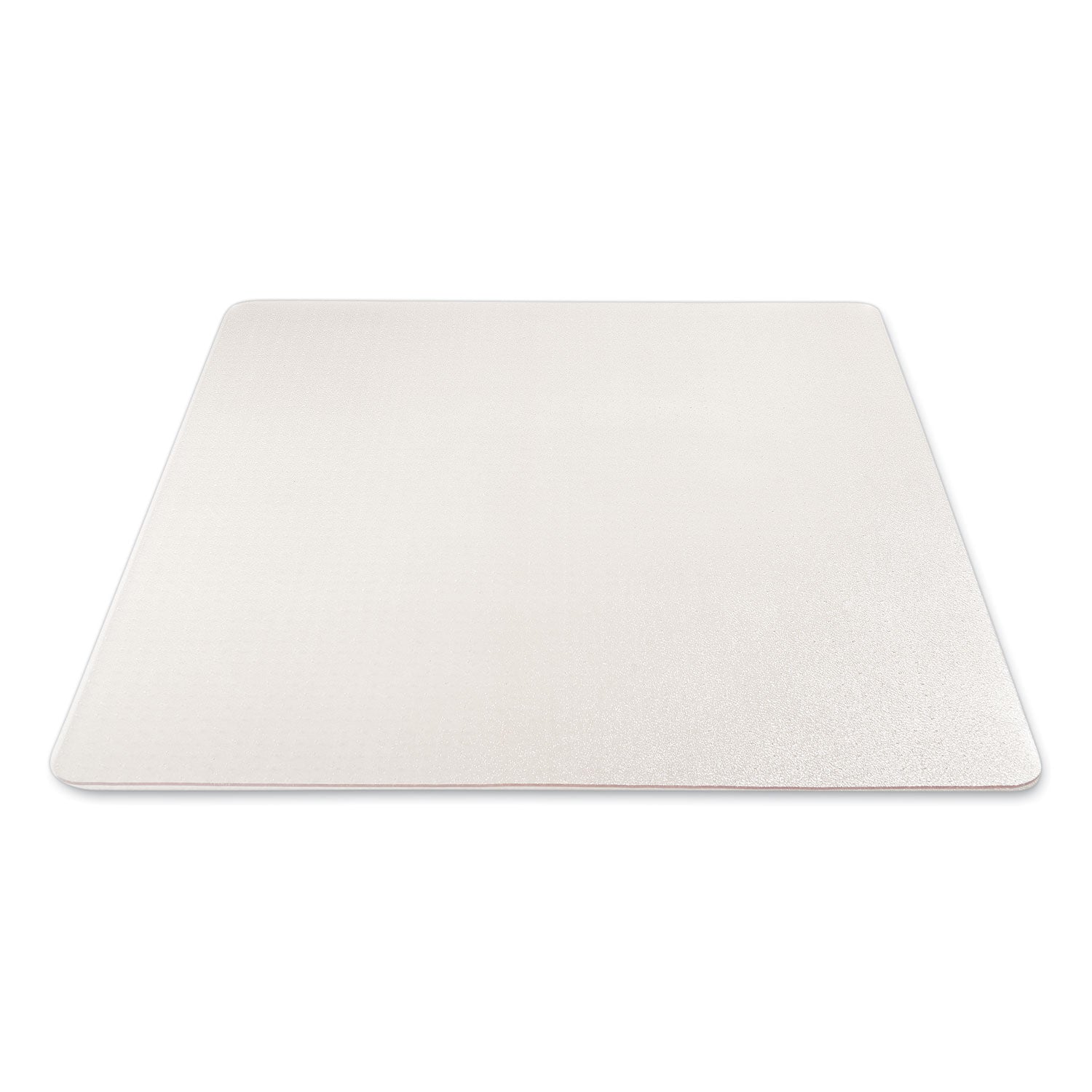 deflecto® Antimicrobial Chair Mat, Medium Pile Carpet, 60 X 46, Rectangular, Clear
