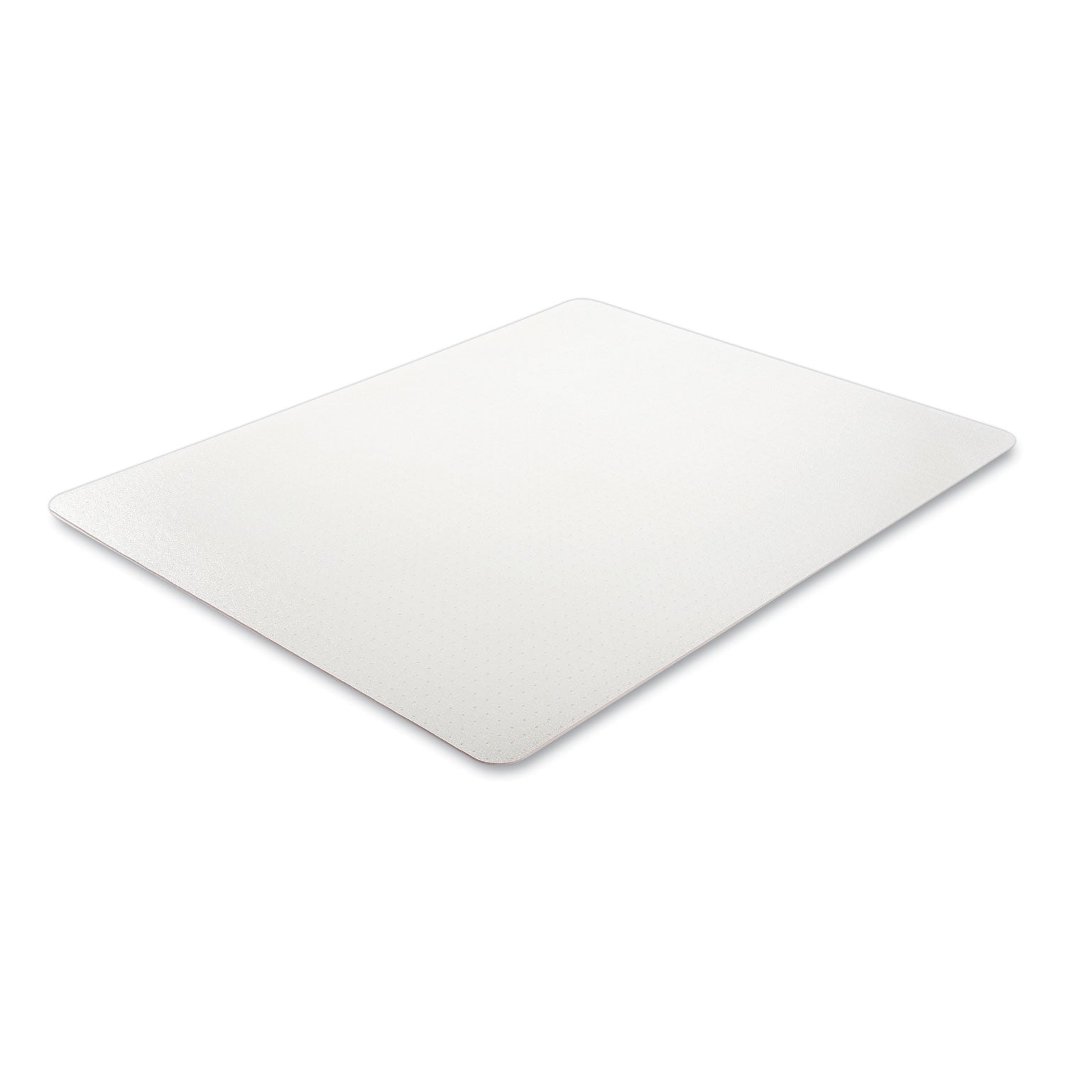 deflecto® Antimicrobial Chair Mat, Medium Pile Carpet, 60 X 46, Rectangular, Clear
