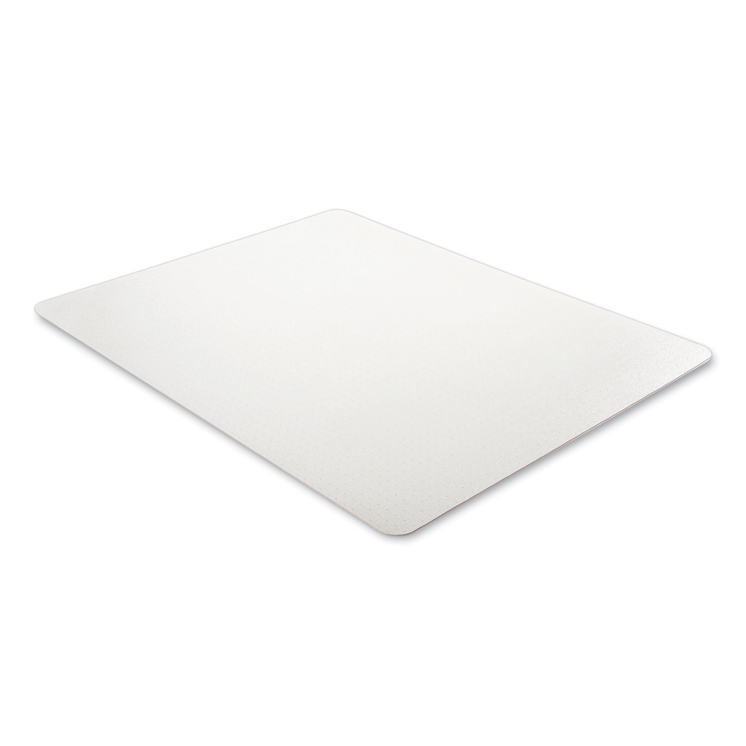 deflecto® Antimicrobial Chair Mat, Medium Pile Carpet, 60 X 46, Rectangular, Clear