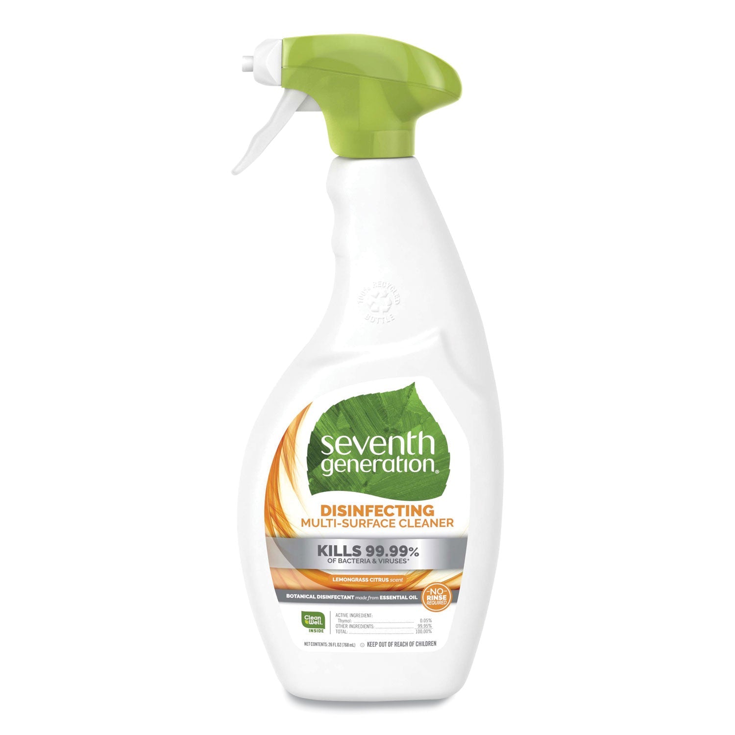 Seventh Generation® Botanical Disinfecting Multi-Surface Cleaner, 26 Oz Spray Bottle