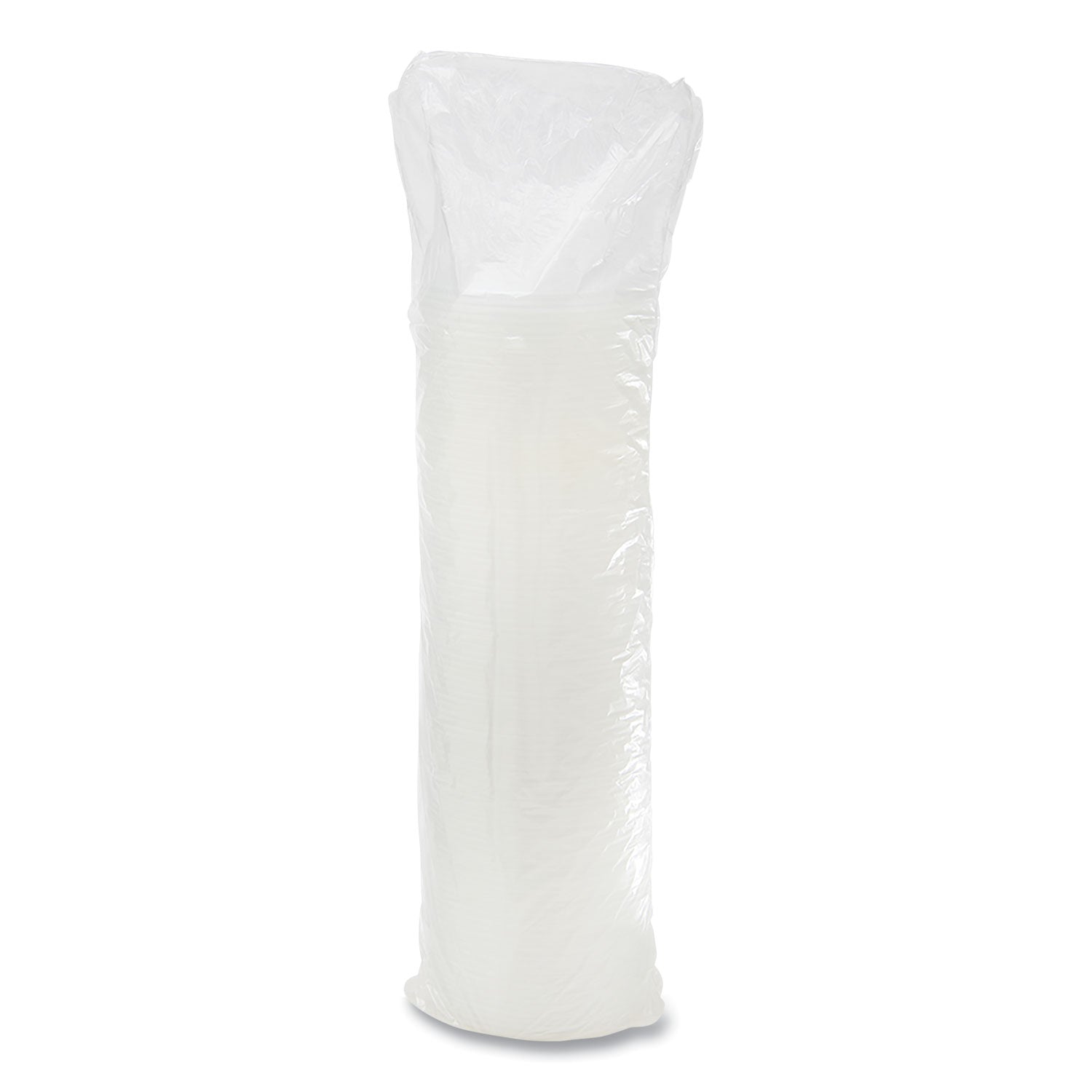 Dart® Plastic Lids, Straw-Slot Lid, Fits 12 oz to 24 oz Hot/Cold Foam Cups, Translucent, 100/Pack, 10 Packs/Carton