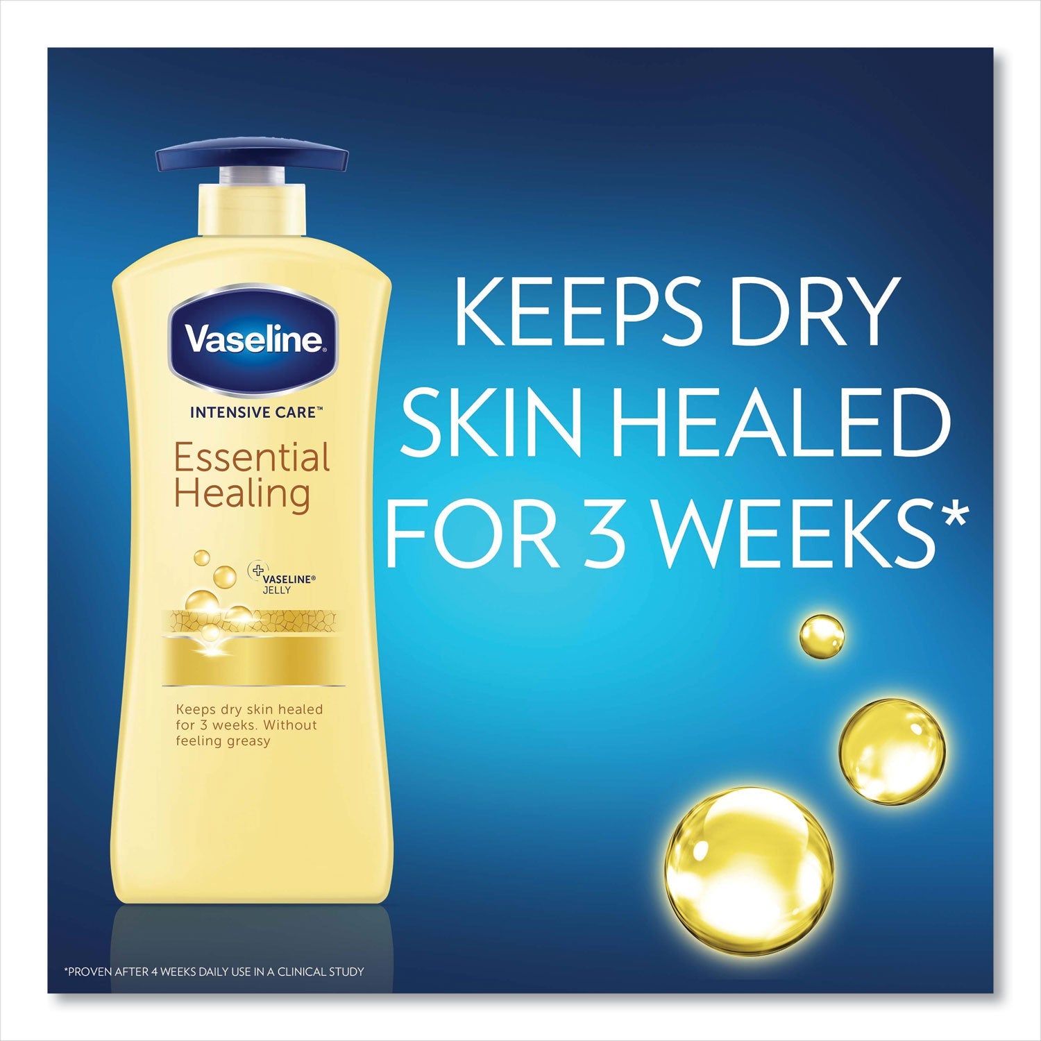Vaseline® Intensive Care Essential Healing Body Lotion, 20.3 Oz, Pump Bottle