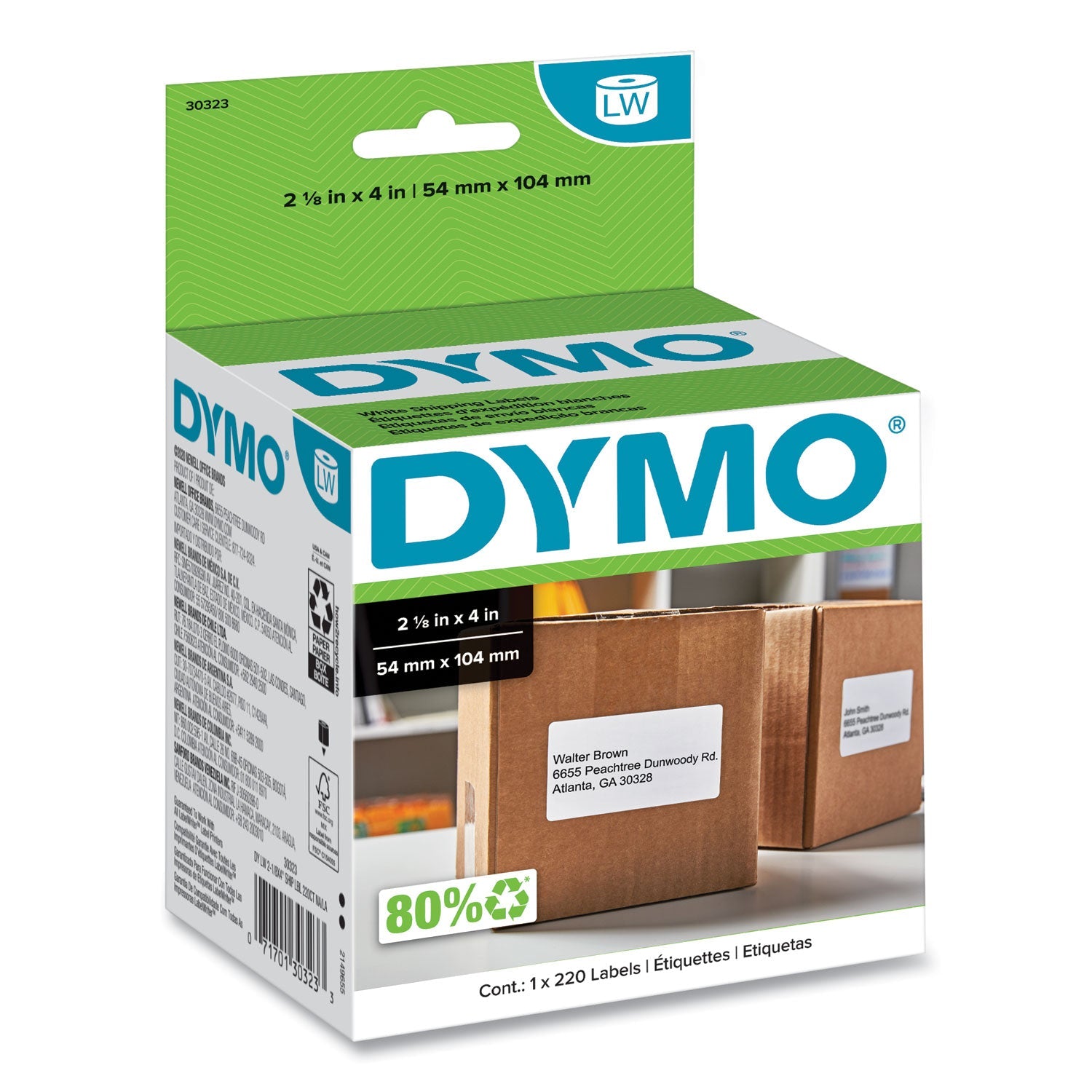 DYMO Labelwriter Shipping Labels | 2.12" White