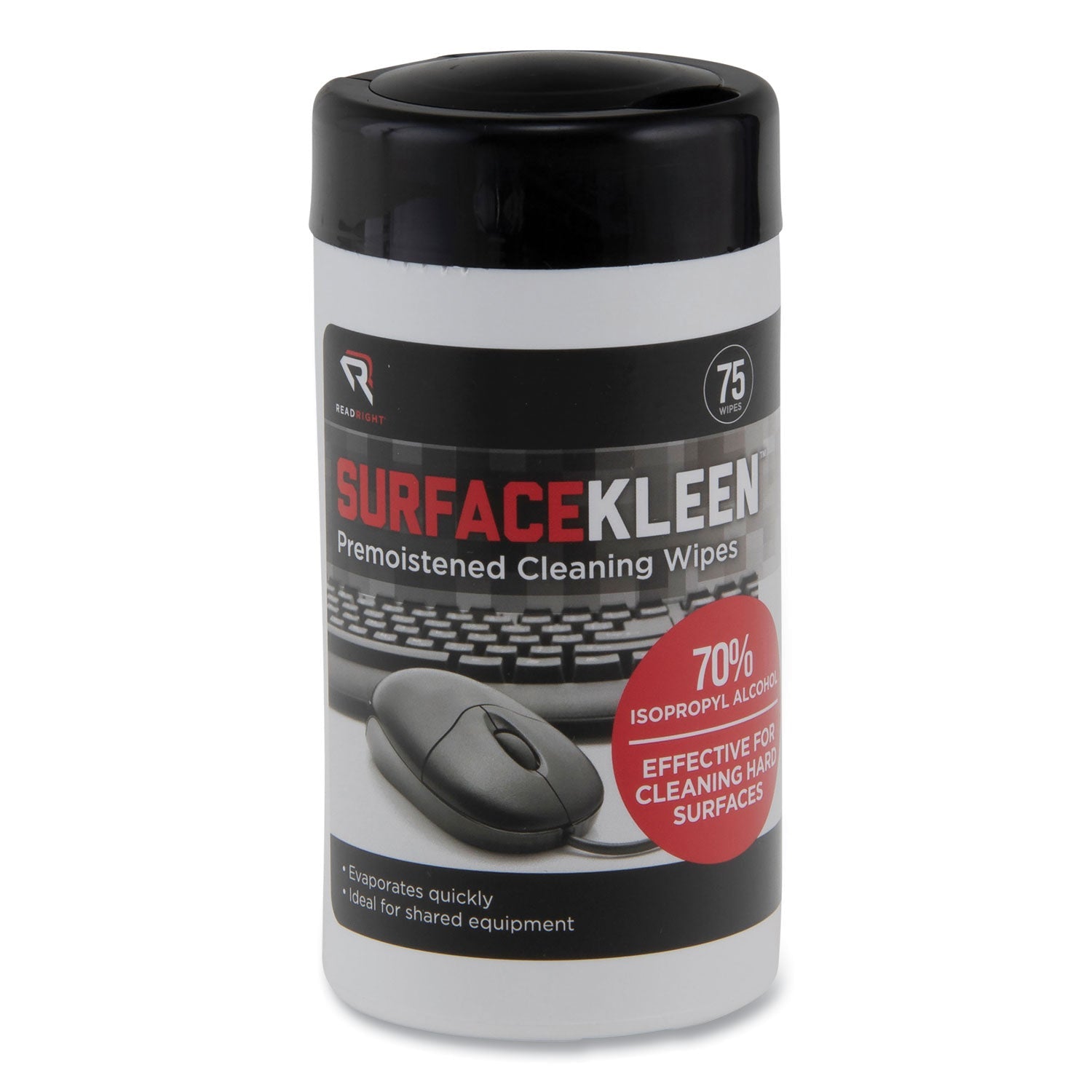 Alcohol Cleaning Wipes | 75 Wipes Tub