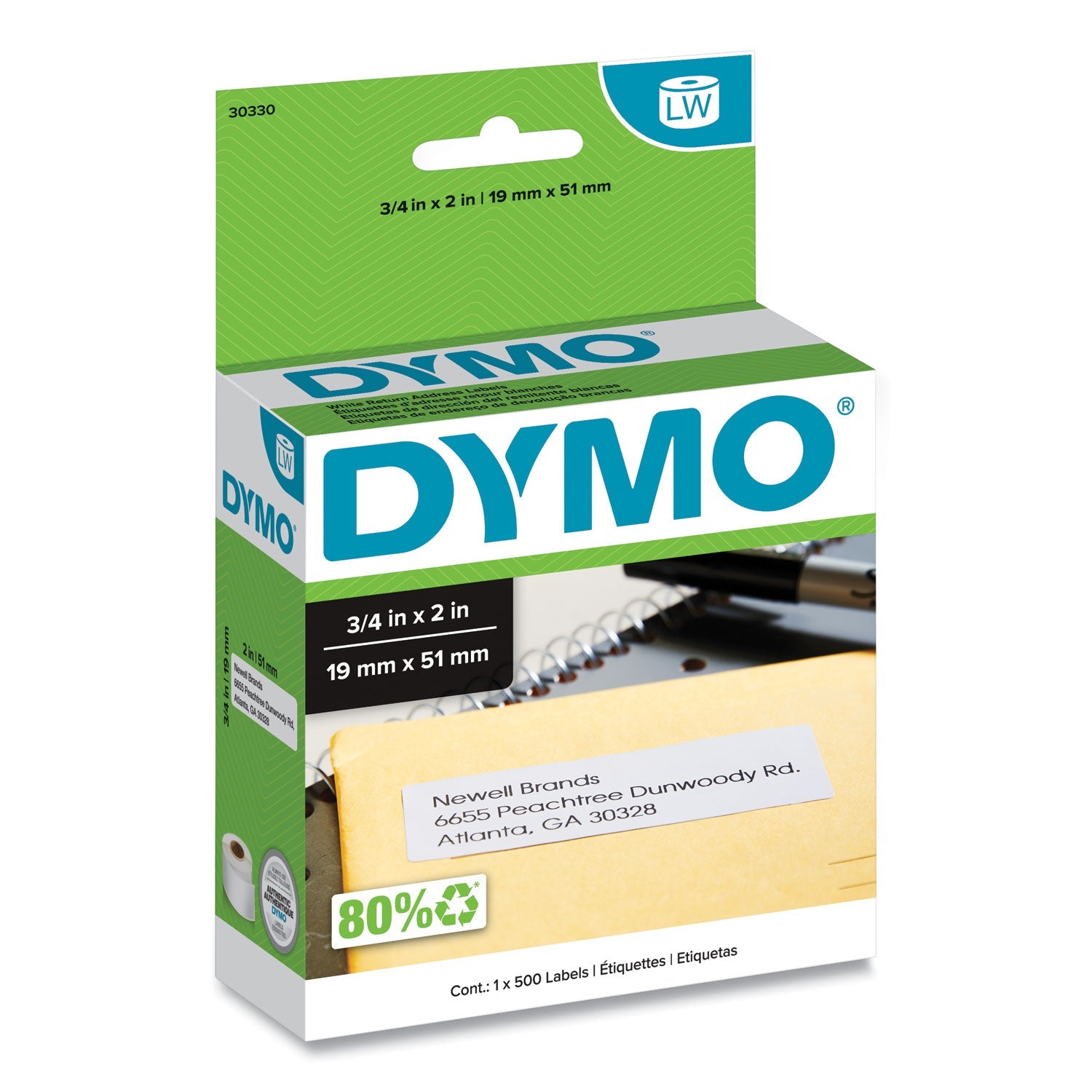 Return Address Labels | DYMO® LabelWriter, 500/Roll