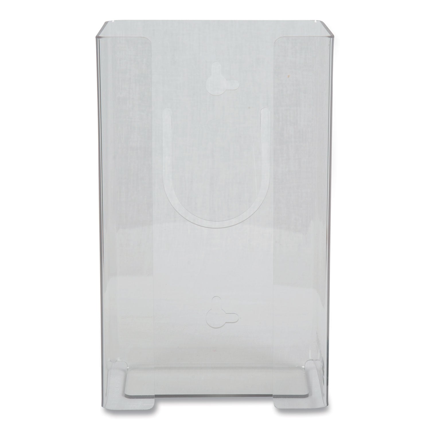 San Jamar® Clear Plexiglas Disposable Glove Dispenser, 1-Box, Plexiglas, Clear, 5.5 x 3.75 x 10