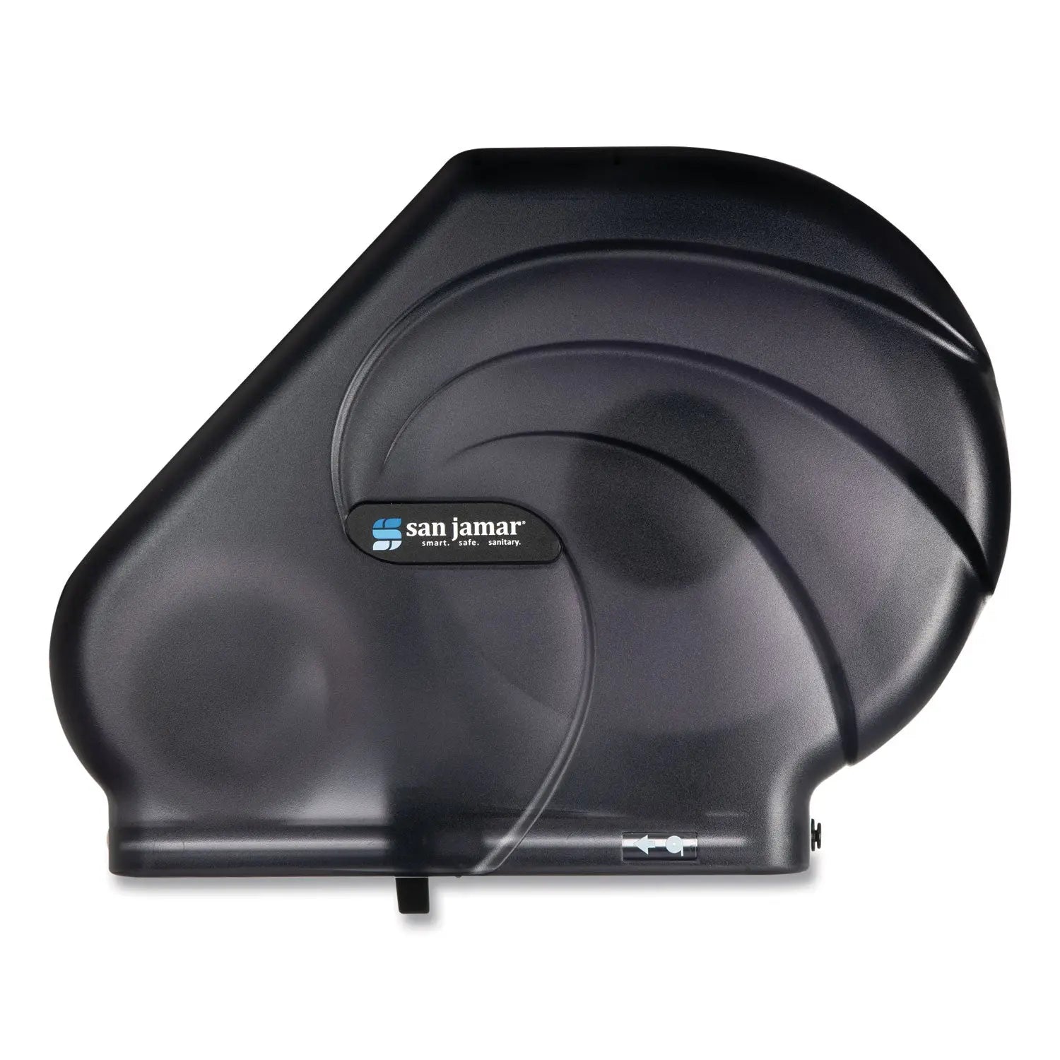 San Jamar® Oceans Reserva Jumbo Tissue Dispenser with Stub, 16.75 x 5.5 x 12.25, Black Pearl