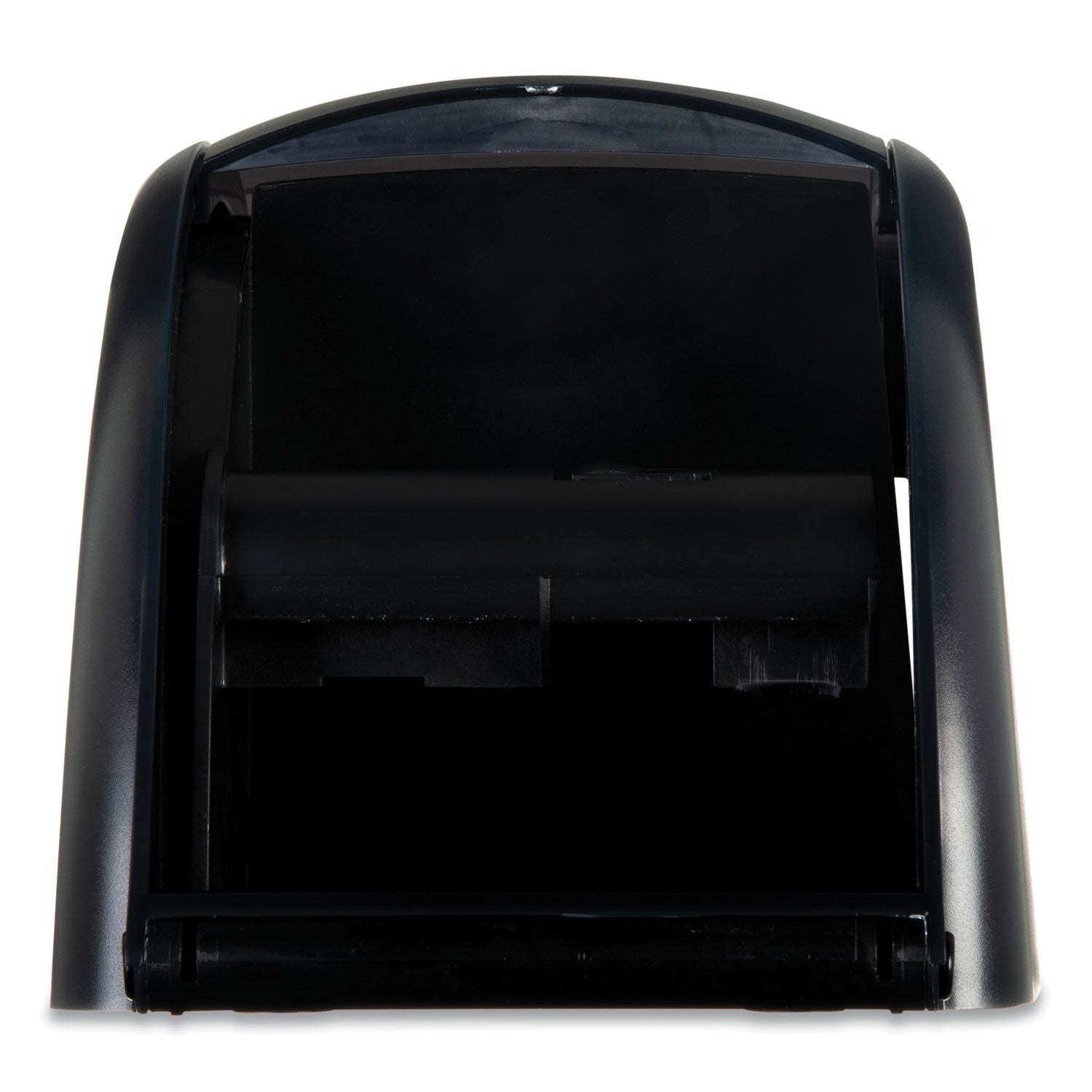 San Jamar® Duett Standard Bath Tissue Dispenser, 2 Roll, 7.5 x 7 x 12.75, Black Pearl