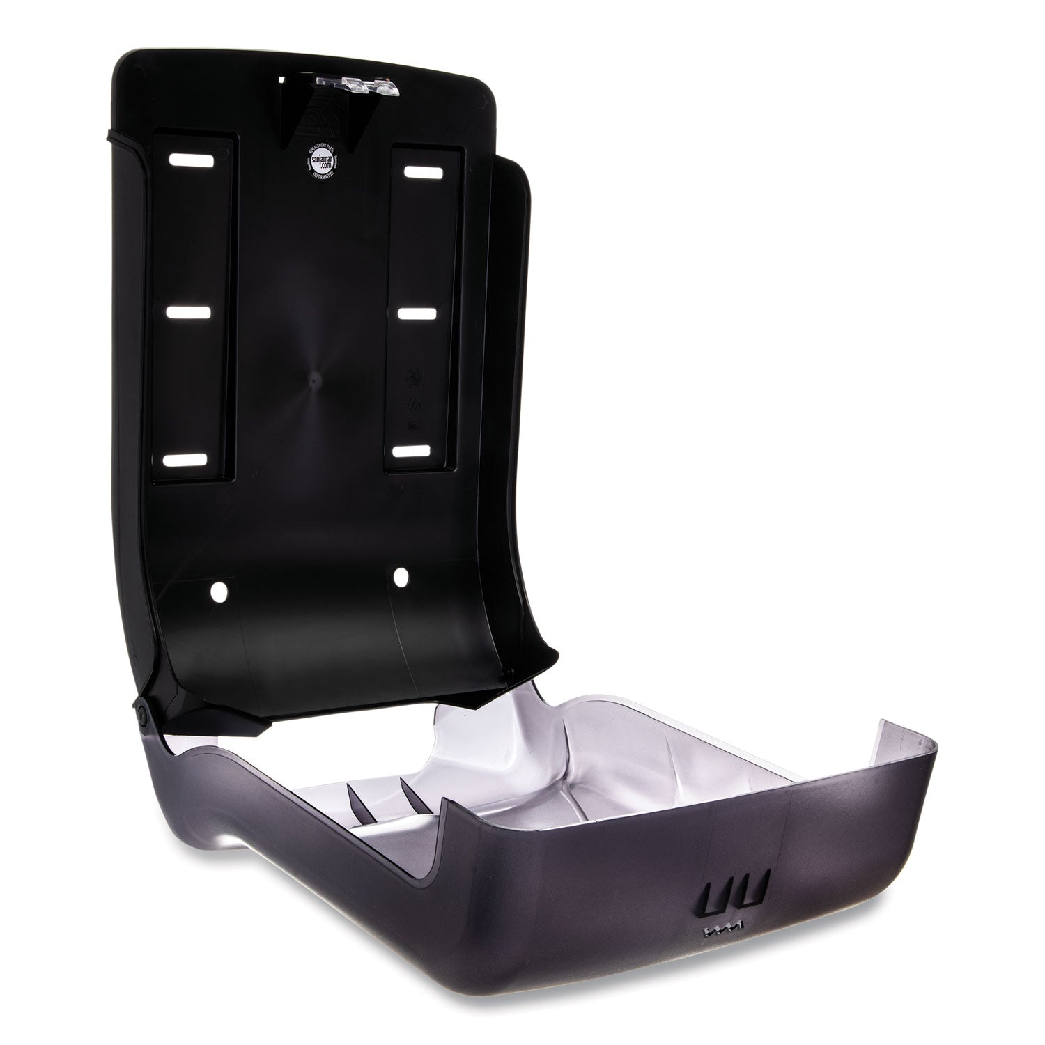 San Jamar® Ultrafold Multifold/c-Fold Towel Dispenser, Oceans, 11.75 X 6.25 X 18, Transparent Black Pearl