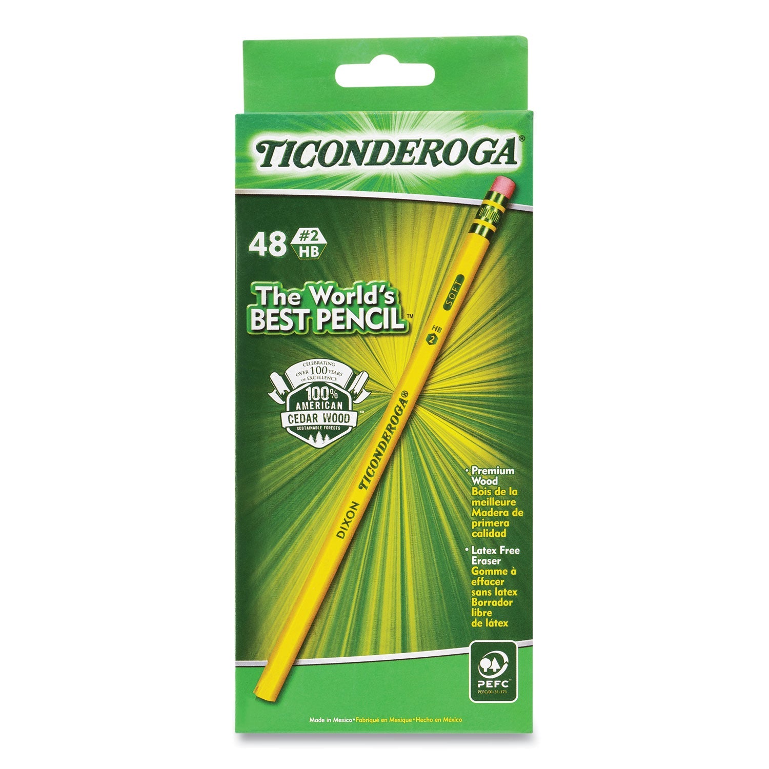 Ticonderoga® #2 Pencils | 48-Pack