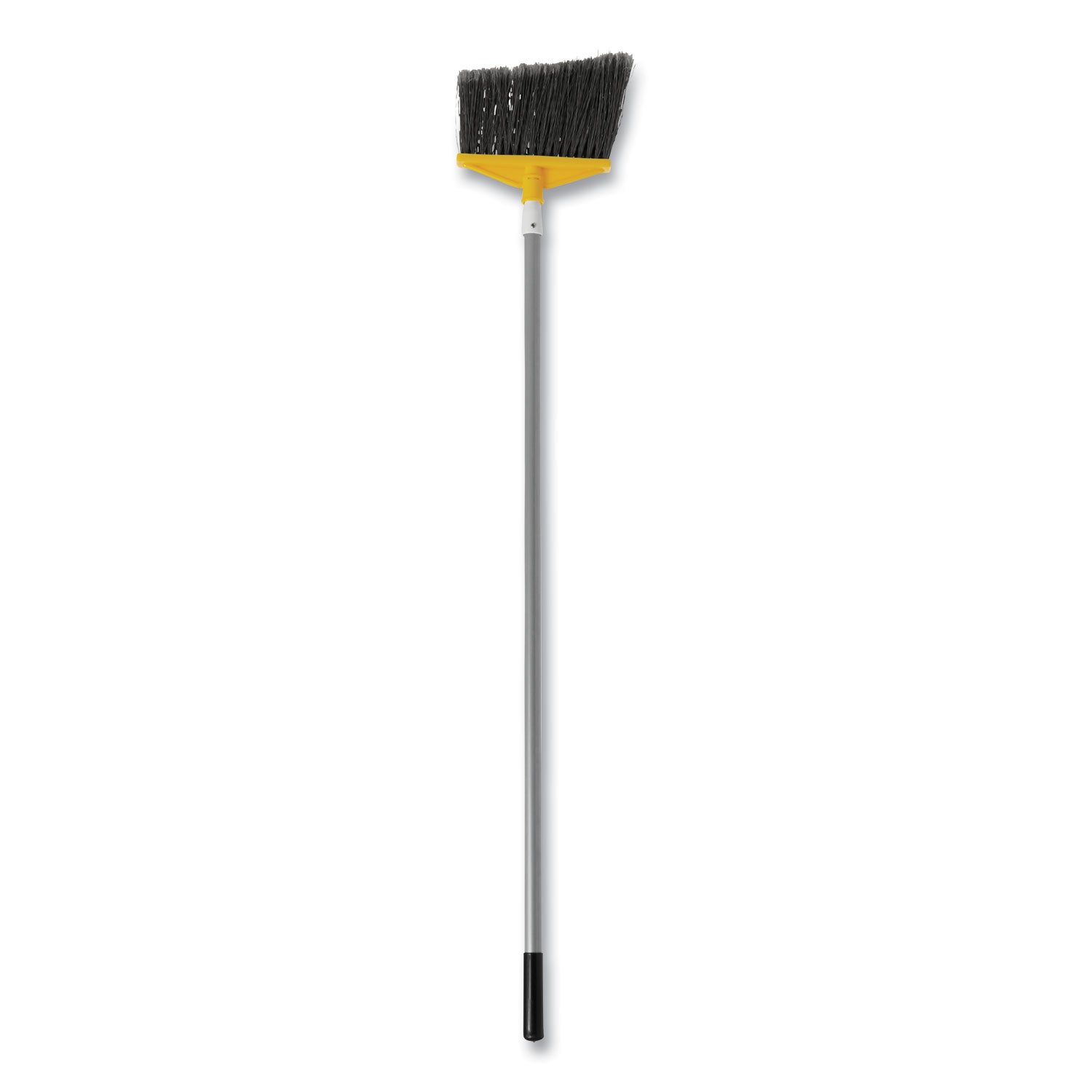 Rubbermaid® Commercial Angled Large Broom, 48.78" Handle, Silver/gray