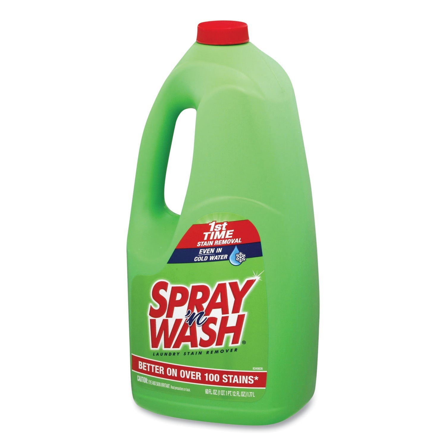 SPRAY €˜n WASH® Pre-Treat Refill, Liquid, 60 Oz Bottle, 6 Per Carton