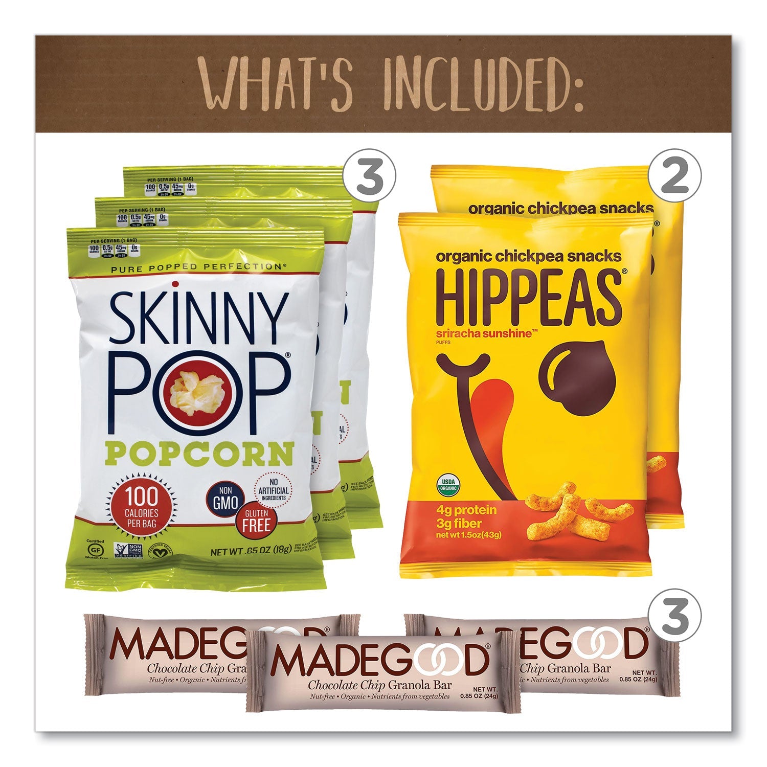Snack Box Pros Vegan Snack Box, 15 Assorted Snacks/Box