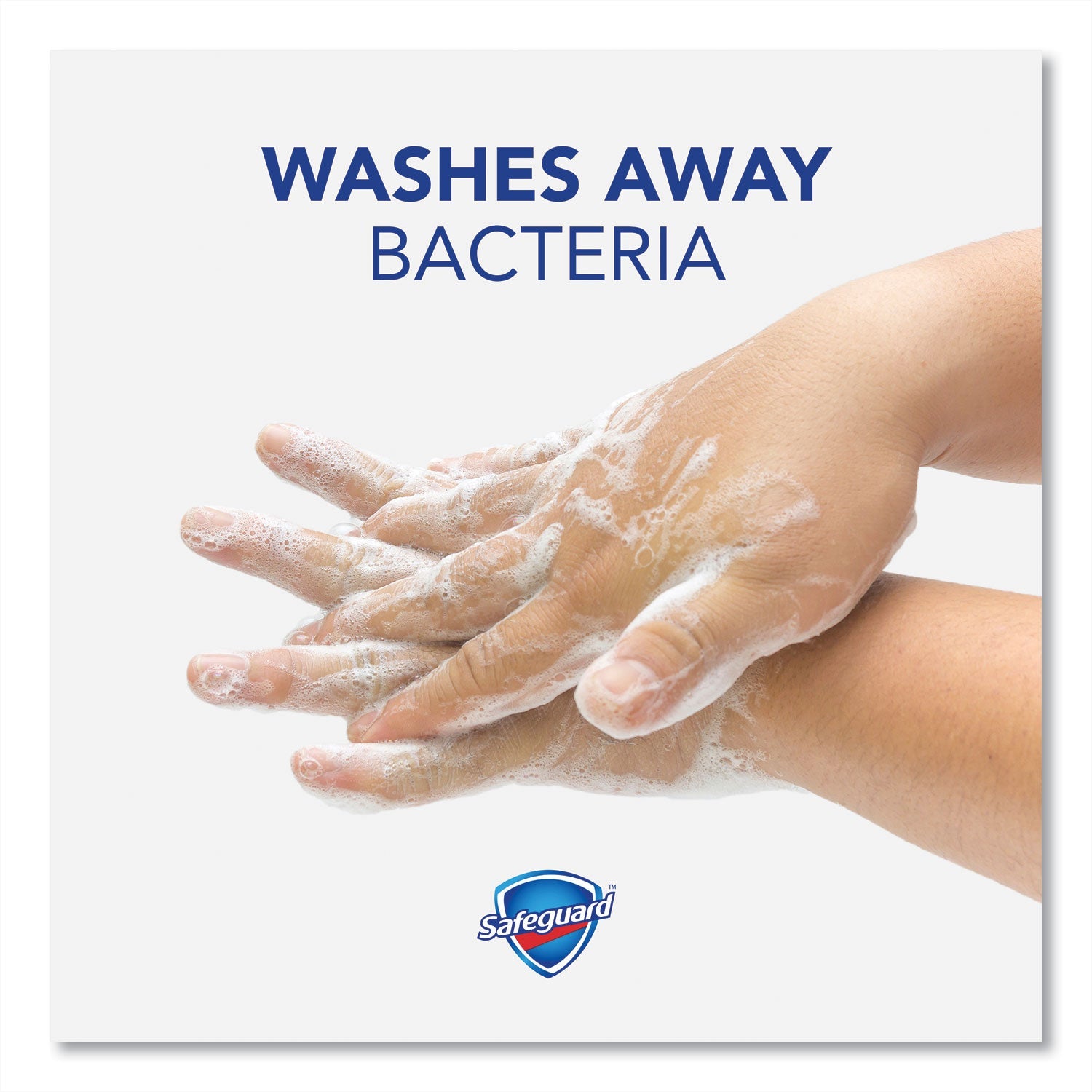 Safeguard™ Professional Antibacterial Foam Hand Soap Refill, E-2 Formula, Unscented, 1,200 mL, 4/Carton