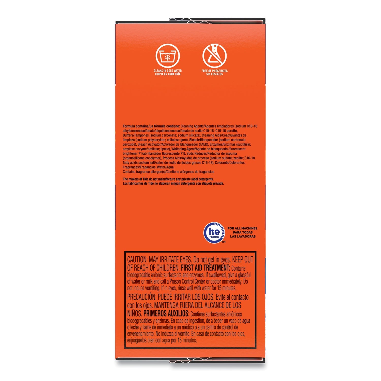 Tide® HE Laundry Detergent, Original Scent, Powder, 95 oz Box, 3/Carton
