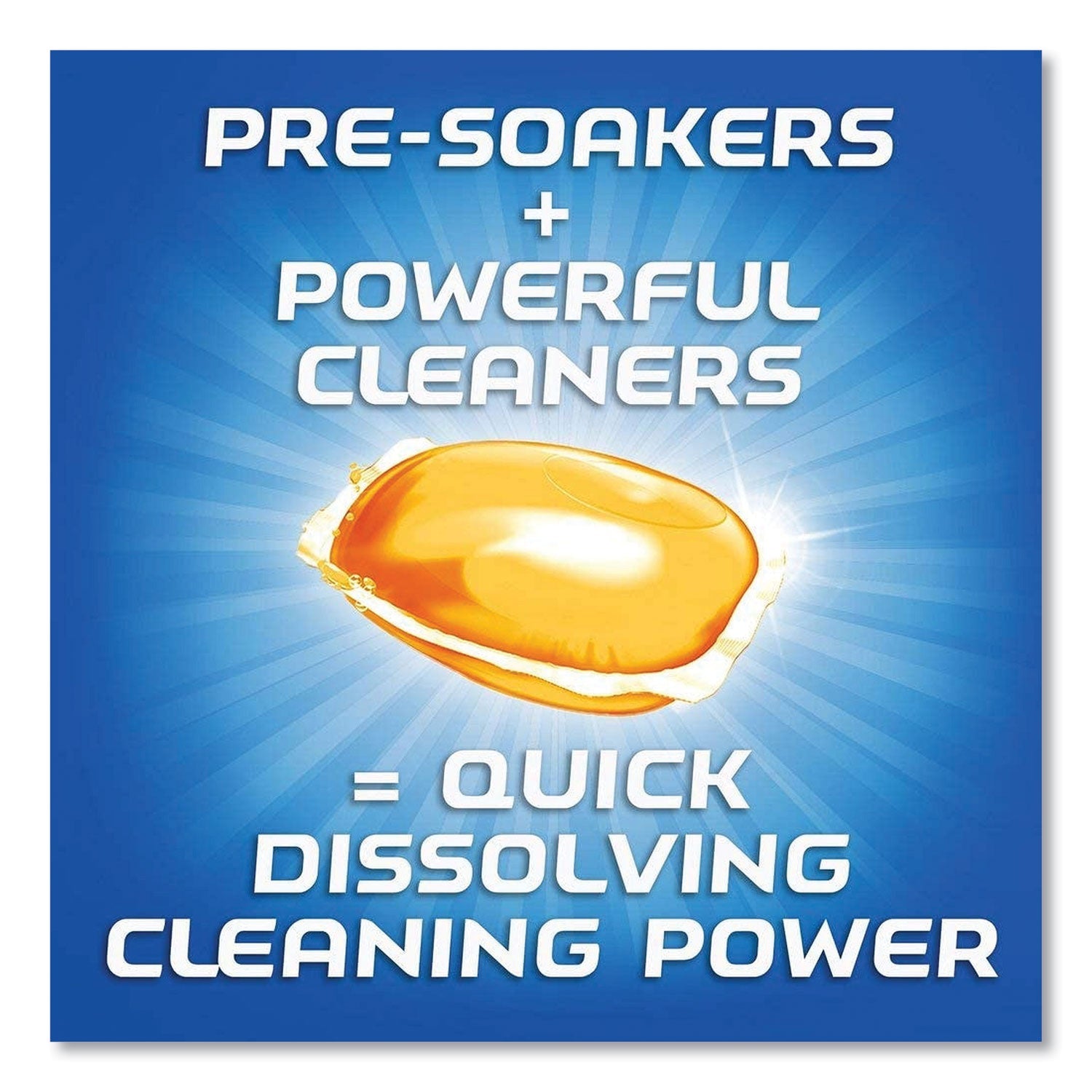 FINISH® Dish Detergent Gelpacs, Orange Scent, Box Of 32 Gelpacs, 8 Boxes/carton