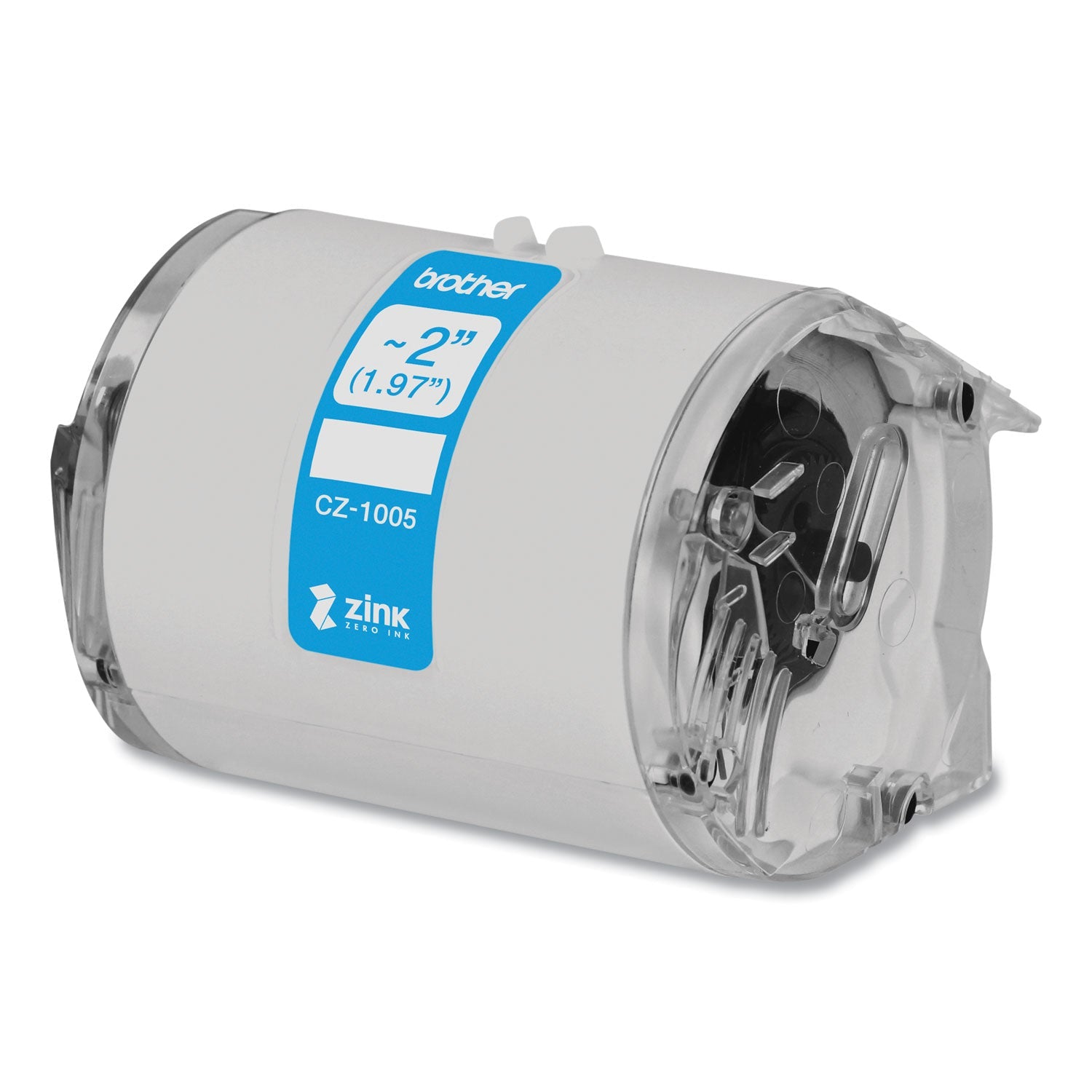 Brother Cz Roll Cassette, 1.97" X 16.4 Ft, White - Bloom Skins
