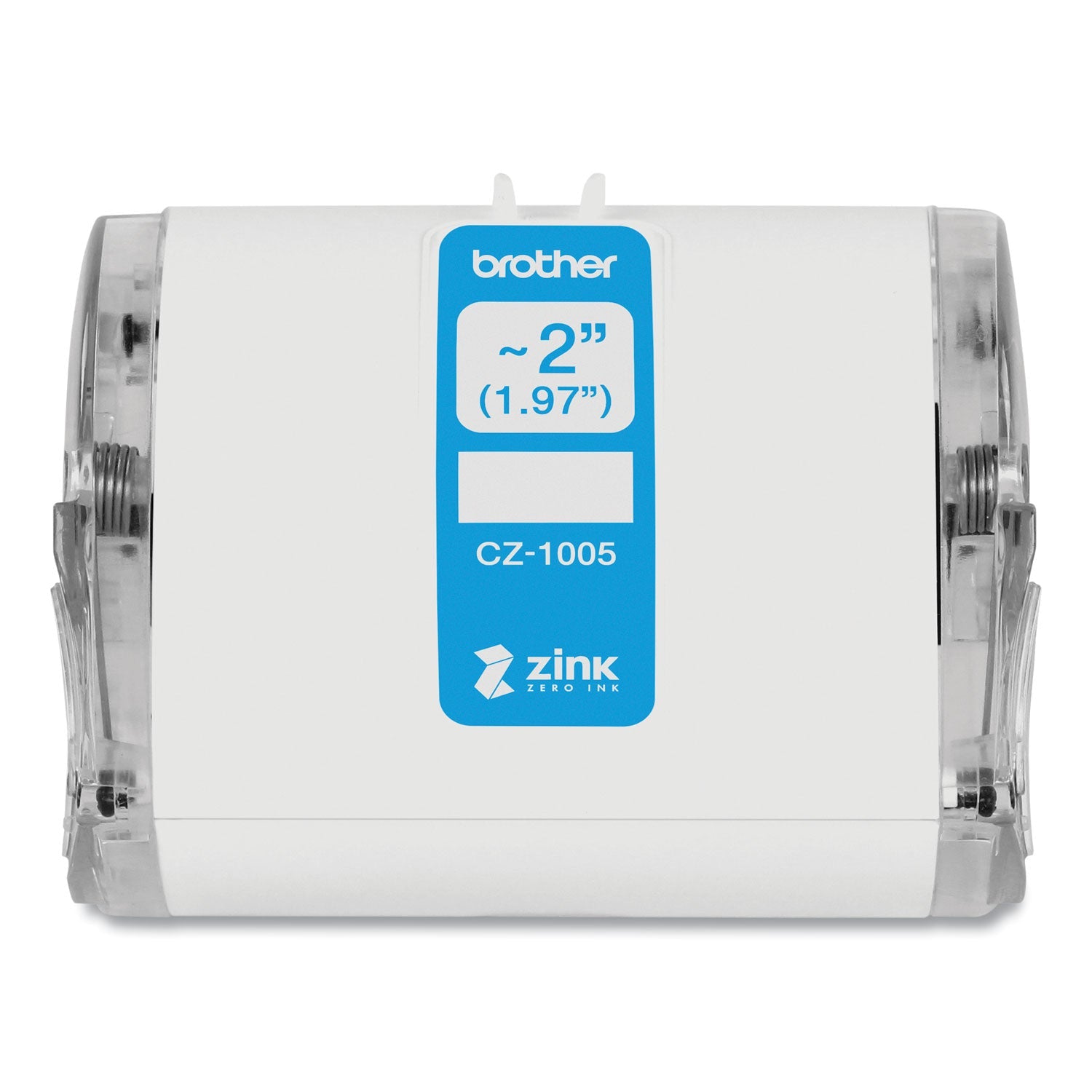 Brother Cz Roll Cassette, 1.97" X 16.4 Ft, White - Bloom Skins