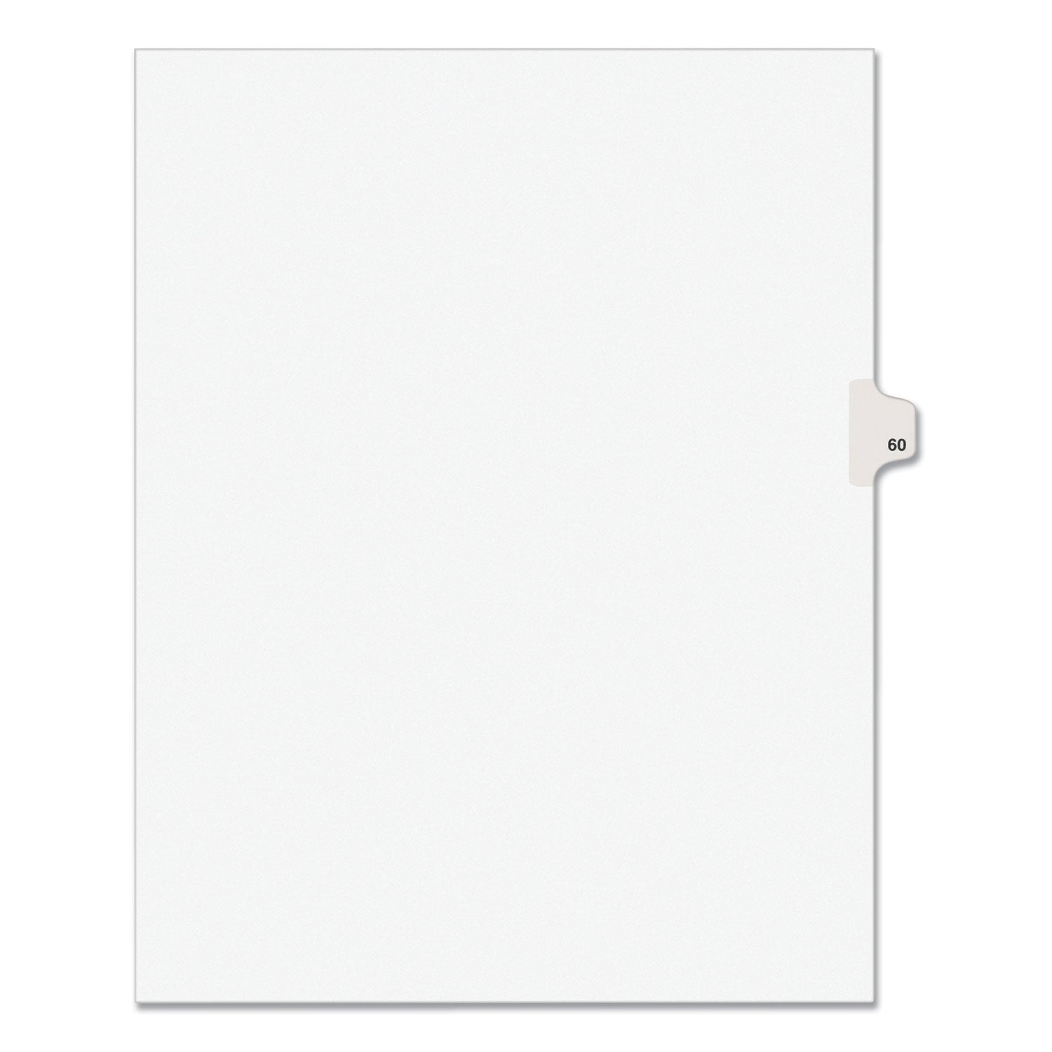 Preprinted Legal Exhibit Side Tab Dividers | 10-Tab