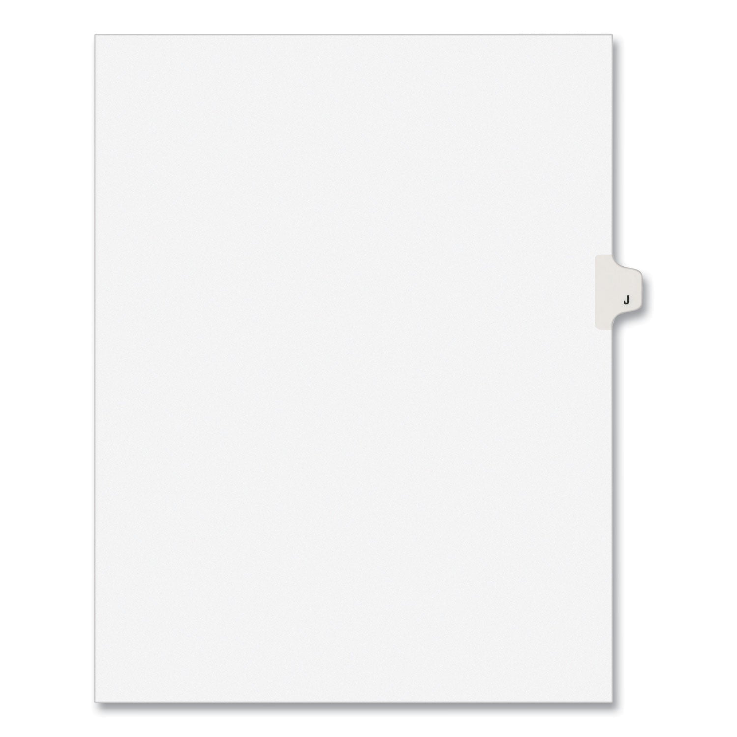 Legal Exhibit Dividers | 26-Tab, J | Avery®