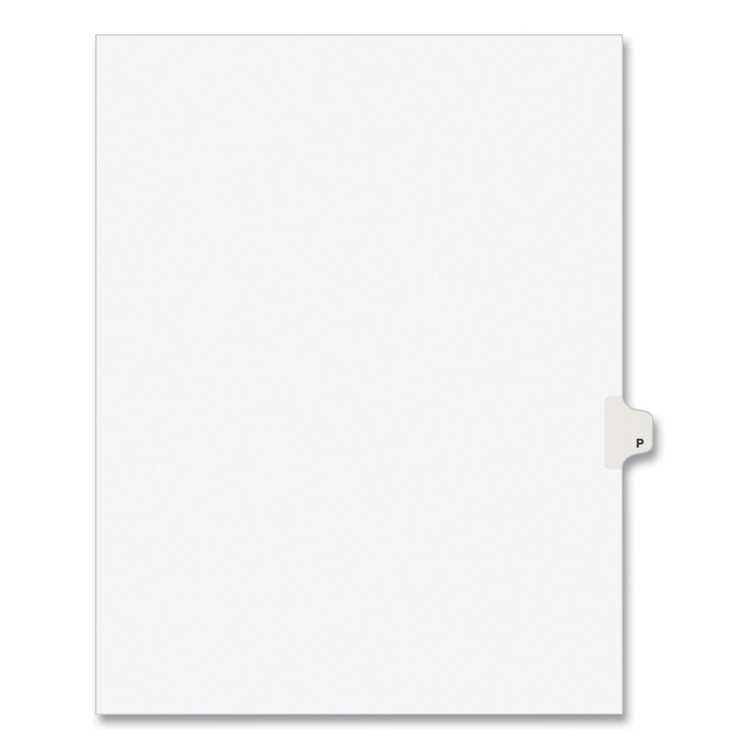 Preprinted Legal Exhibit Side Tab Dividers | 26-Tab