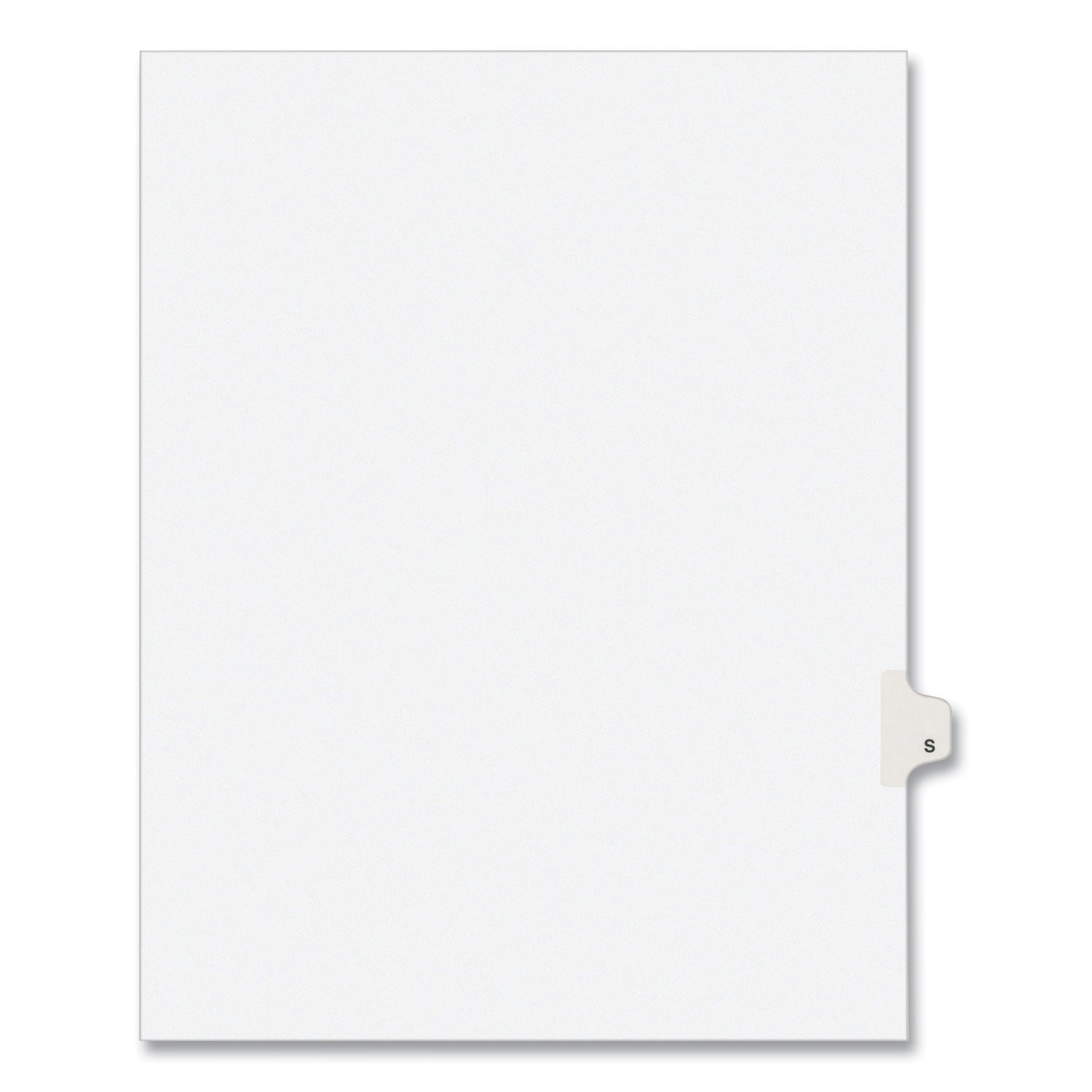 Preprinted Legal Exhibit Side Tab Dividers | 26-Tab