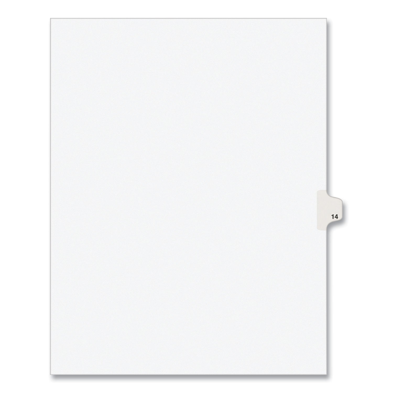 Preprinted Legal Exhibit Side Tab Dividers | 10-Tab