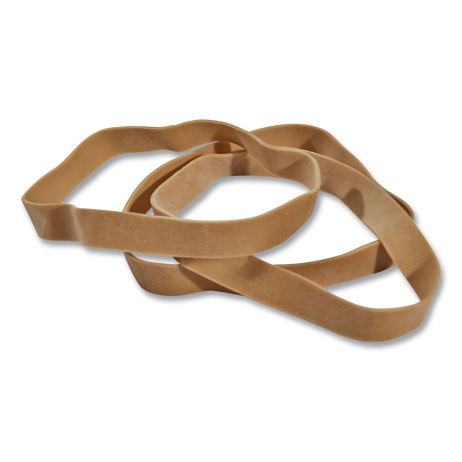 Universal® Rubber Bands, Size 107, 0.06" Gauge, Beige, 1 Lb Box, 40/pack