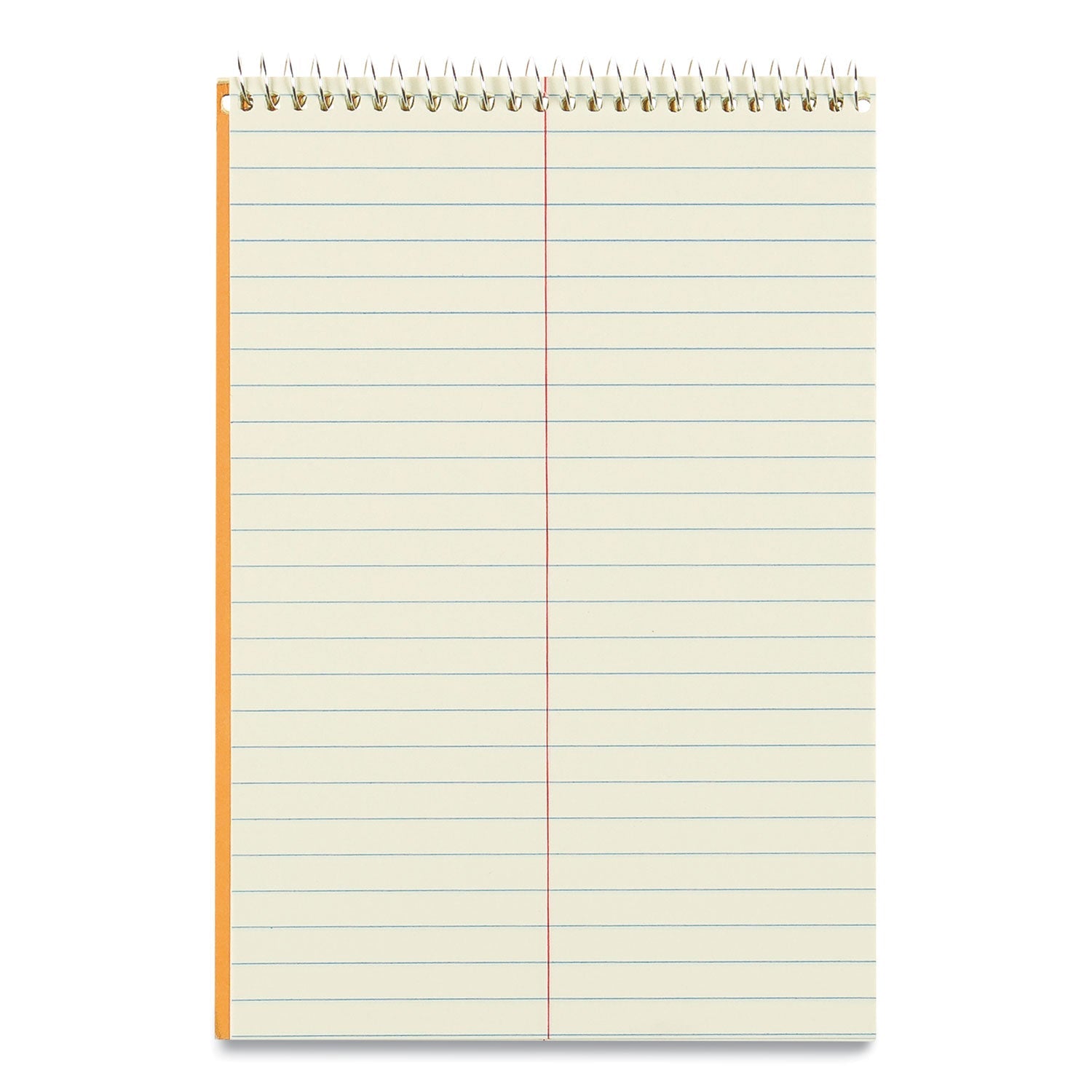 National® Standard Spiral Steno Pad, Gregg Rule, Brown Cover, 80 Eye-Ease Green 6 X 9 Sheets