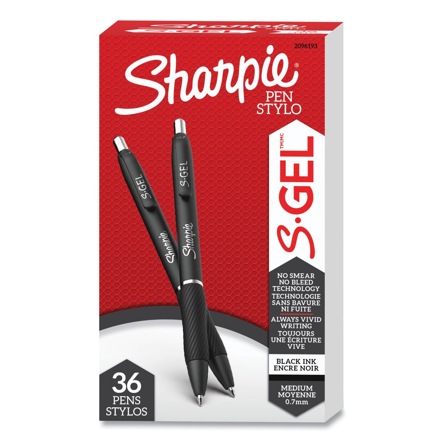 S-Gel High-Performance Gel Pen | Black Ink 36-Pack