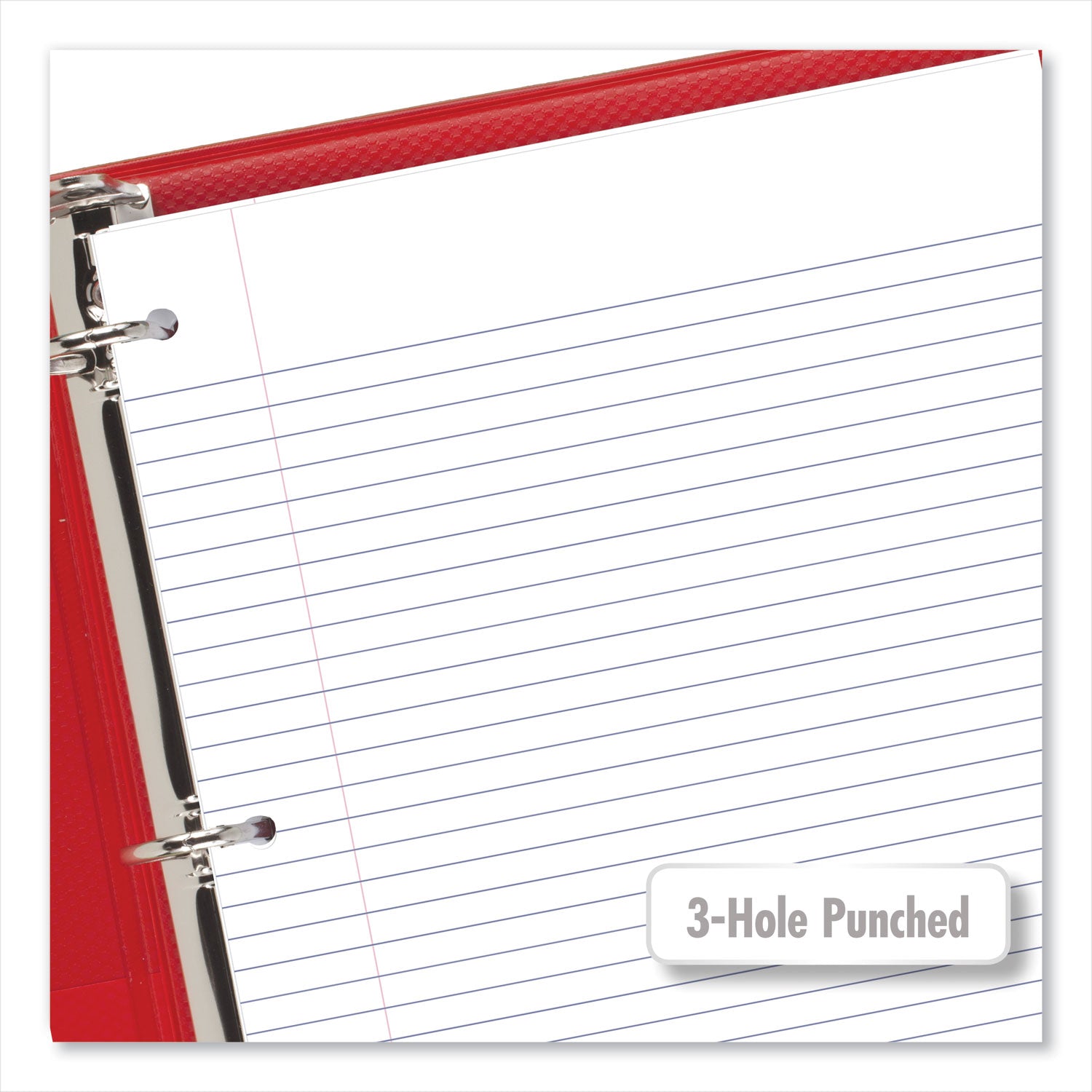 Mead® Filler Paper, 3-Hole, 8.5 X 11, College Rule, 200/pack