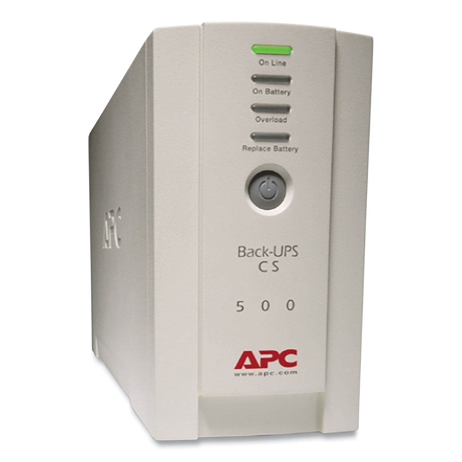 APC® Bk500 Back-Ups Cs Battery Backup System, 6 Outlets, 500 Va, 480 J