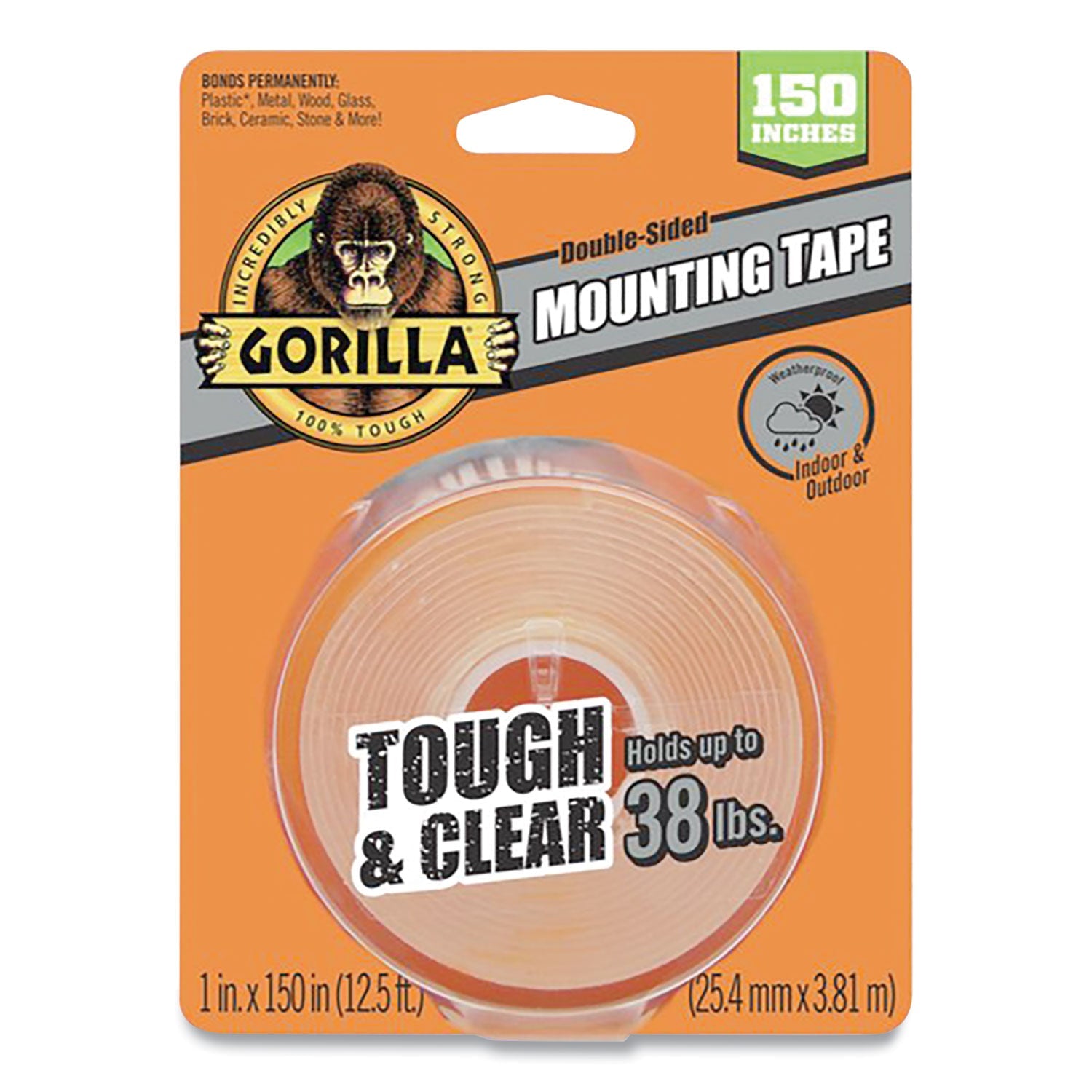 Double-Sided Mounting Tape | Gorilla, 1" x 12.5'