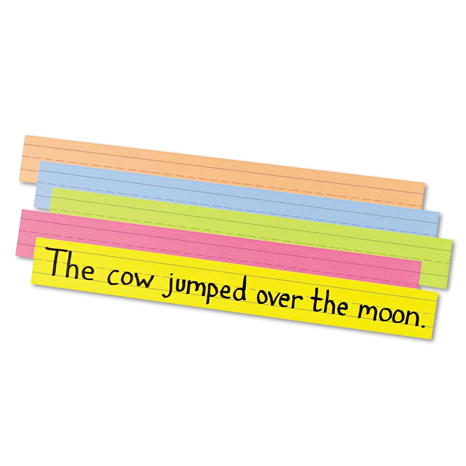 Pacon® Sentence Strips, 24 X 3, Assorted Bright Colors, 100/pack