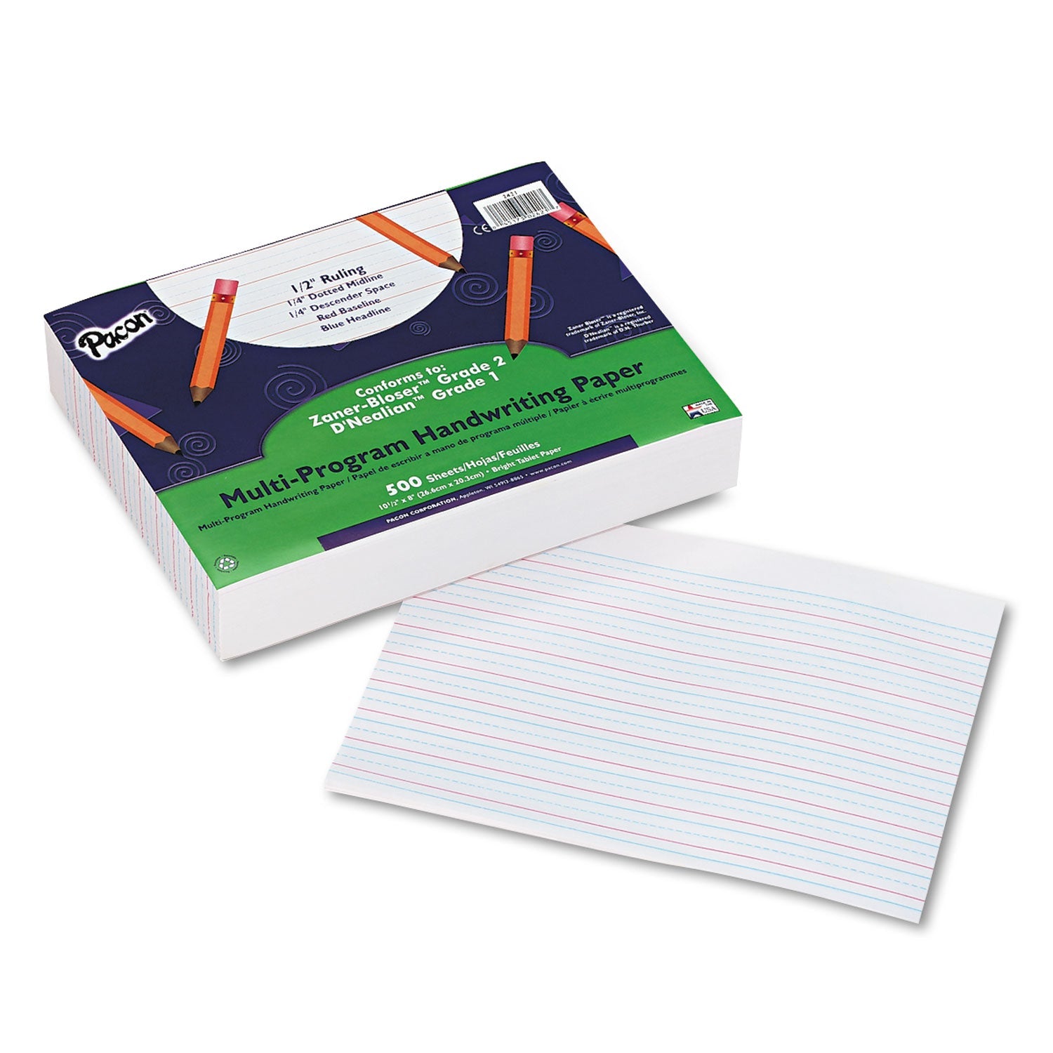 Multi-Program Handwriting Paper | 500/Pack, Pacon®