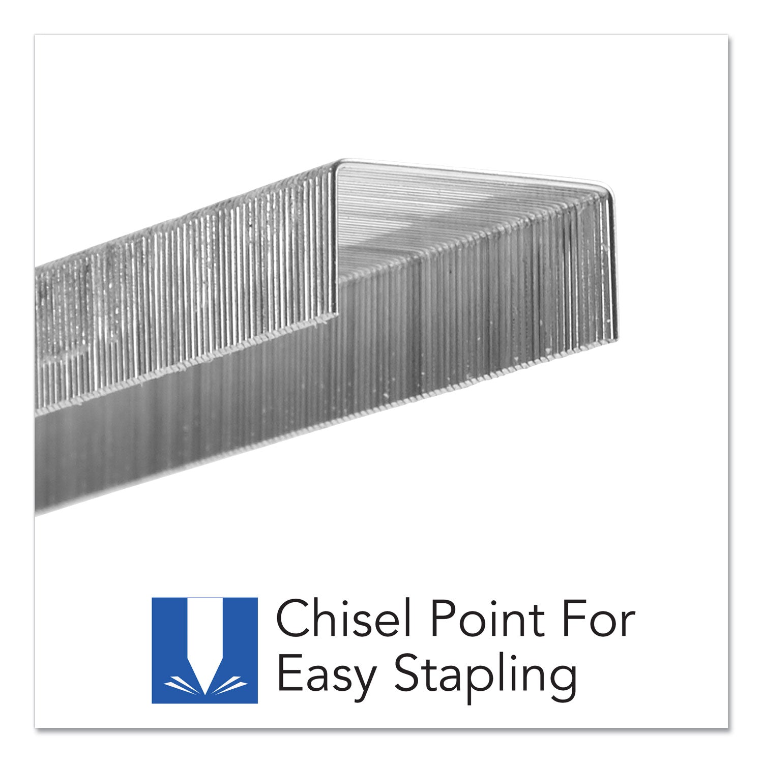 Swingline® S.F. 1 Standard Staples, 0.25" Leg, 0.5" Crown, Steel, 5,000/Pack, 5 Packs/Box