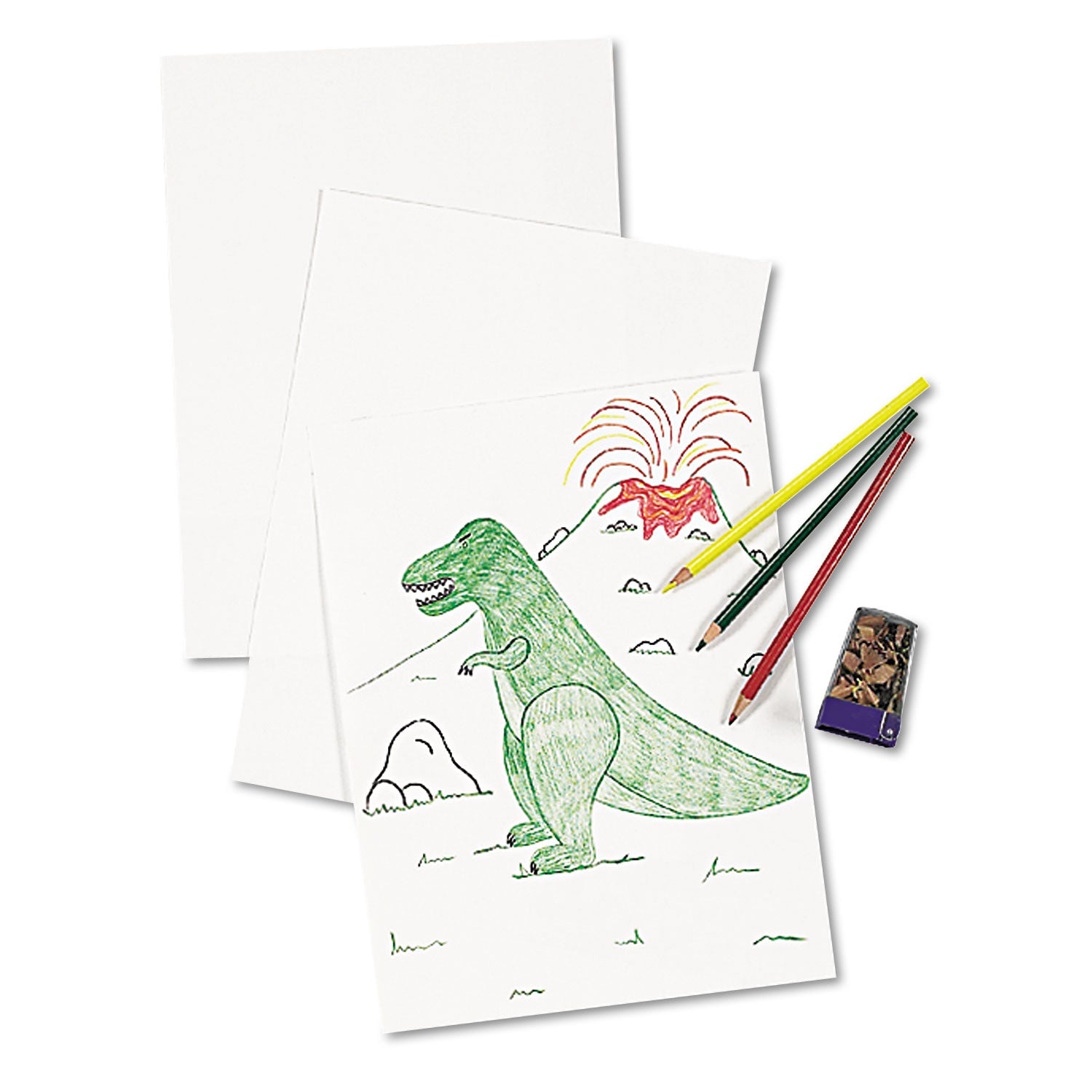 Pacon® White Drawing Paper, 78 lb Text Weight, 12 x 18, Pure White, 500/Ream