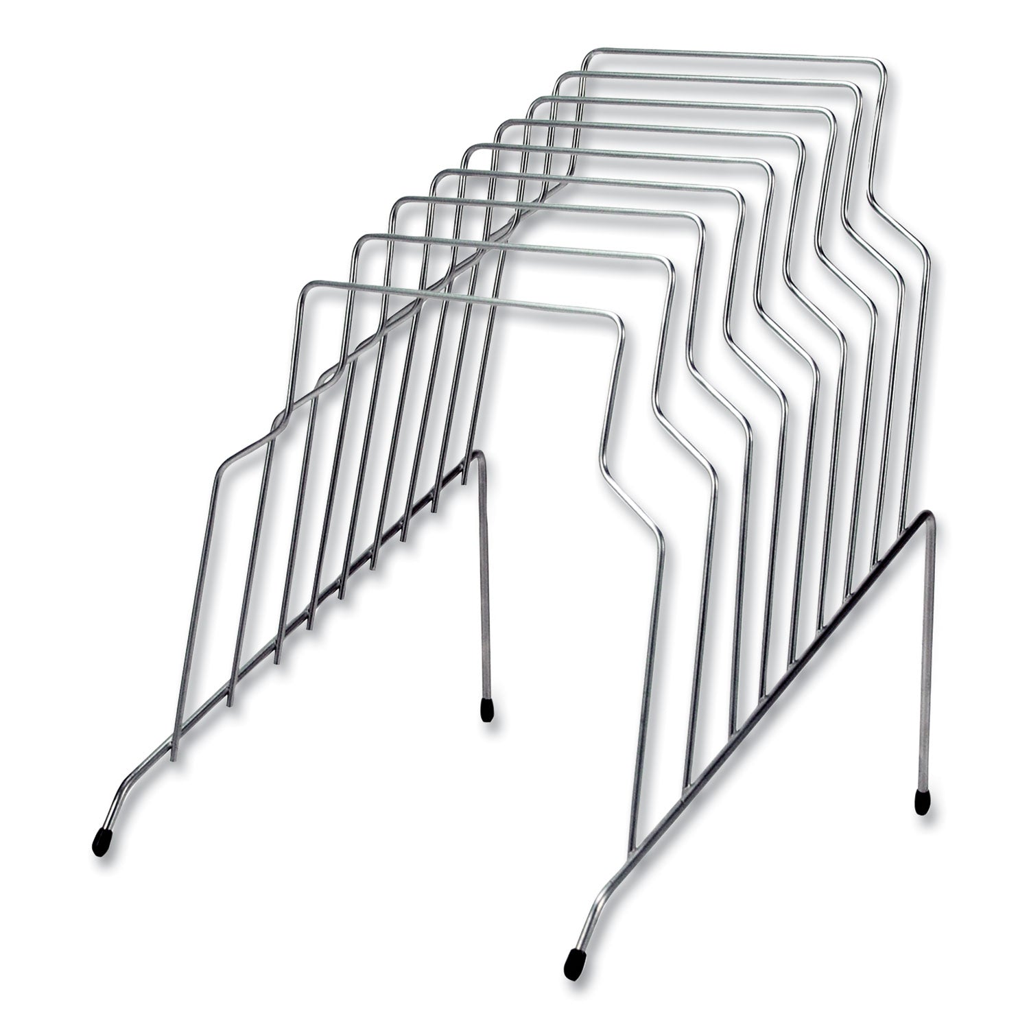 Fellowes® Wire Step File, 8 Sections, Letter To Legal Size Files, 10.13" X 12.13" X 11.81", Silver