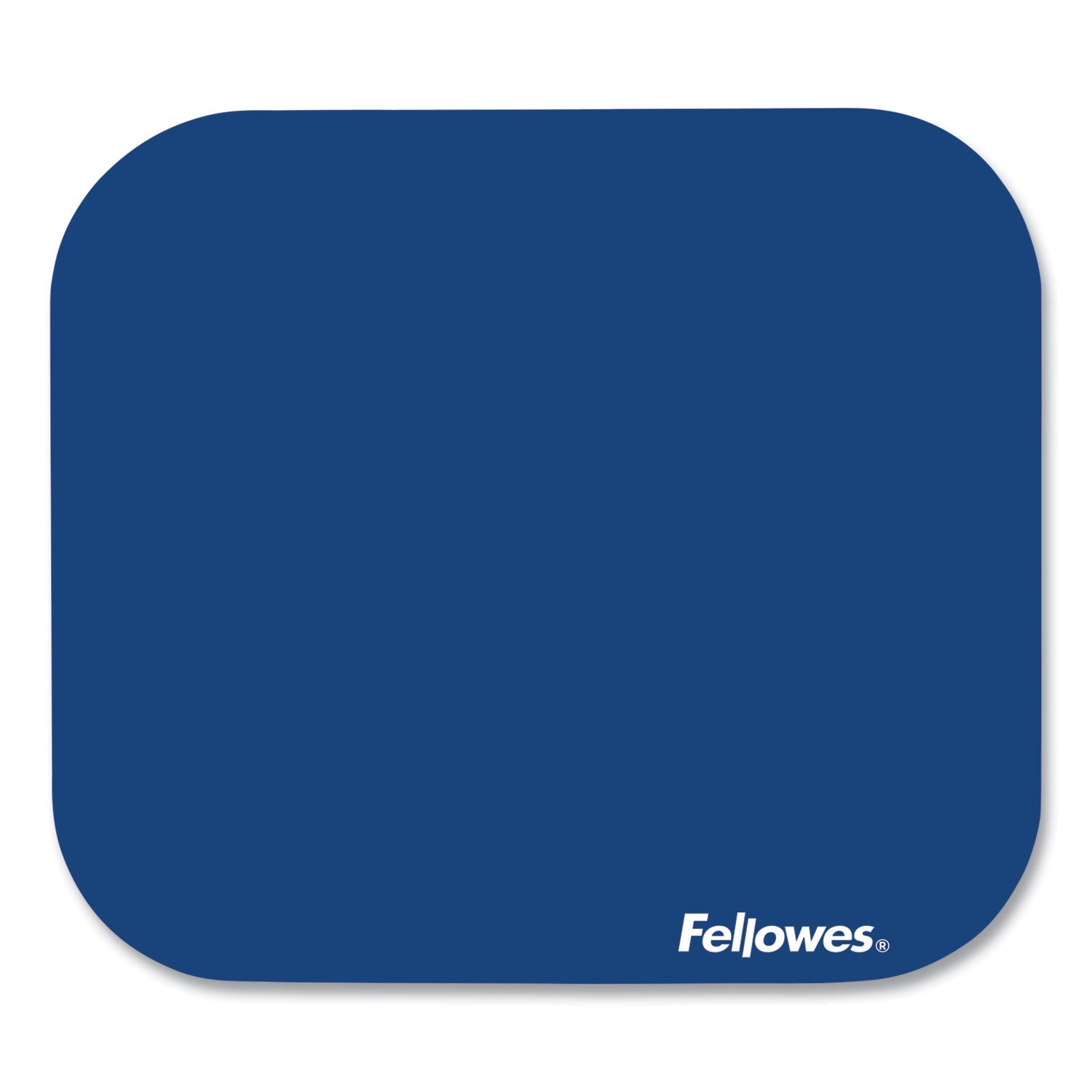 Fellowes® Polyester Mouse Pad, 9 x 8, Blue