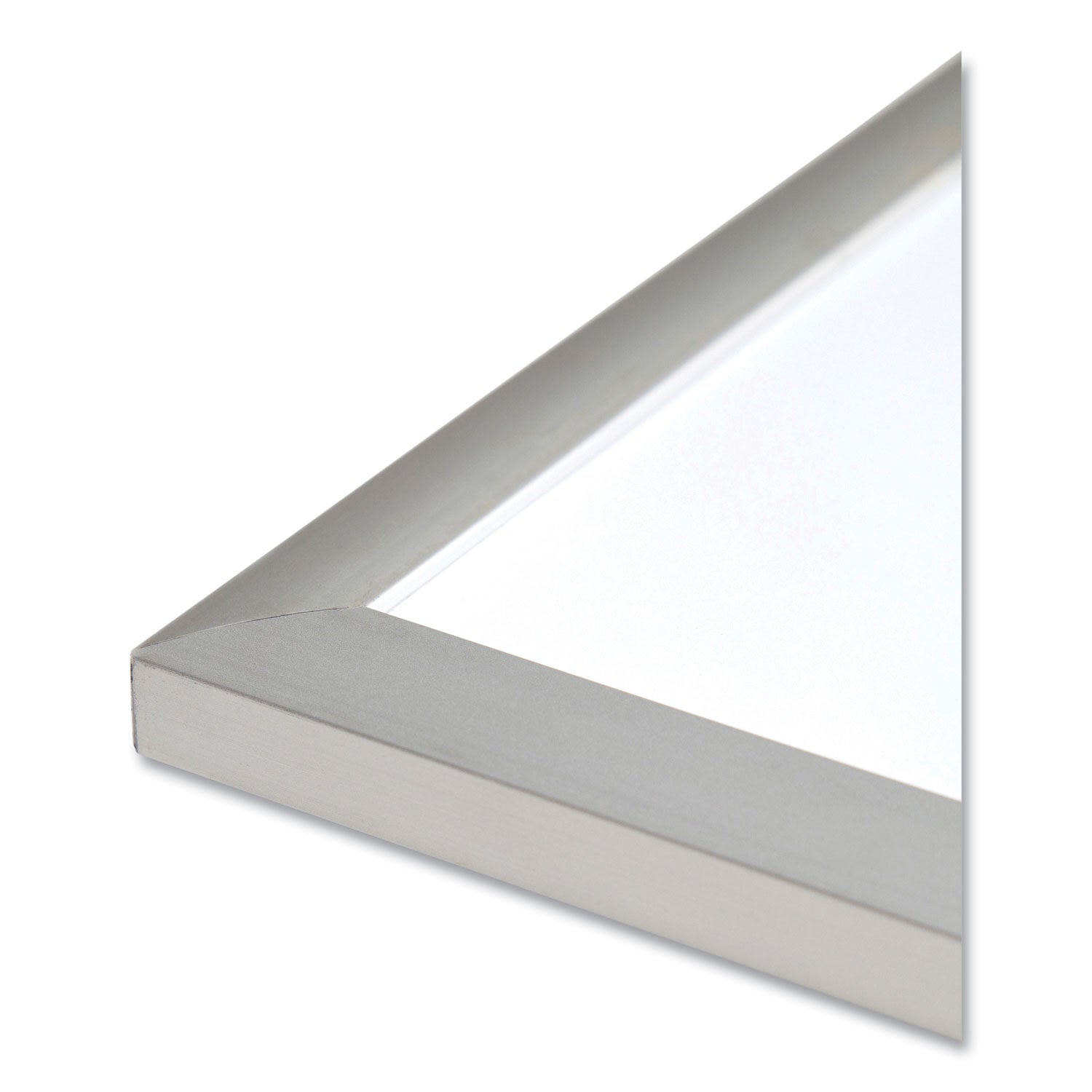 U Brands Melamine Dry Erase Board, 24" x 18" (Actual Size: 23" x 17"), White Surface, Satin Aluminum Frame