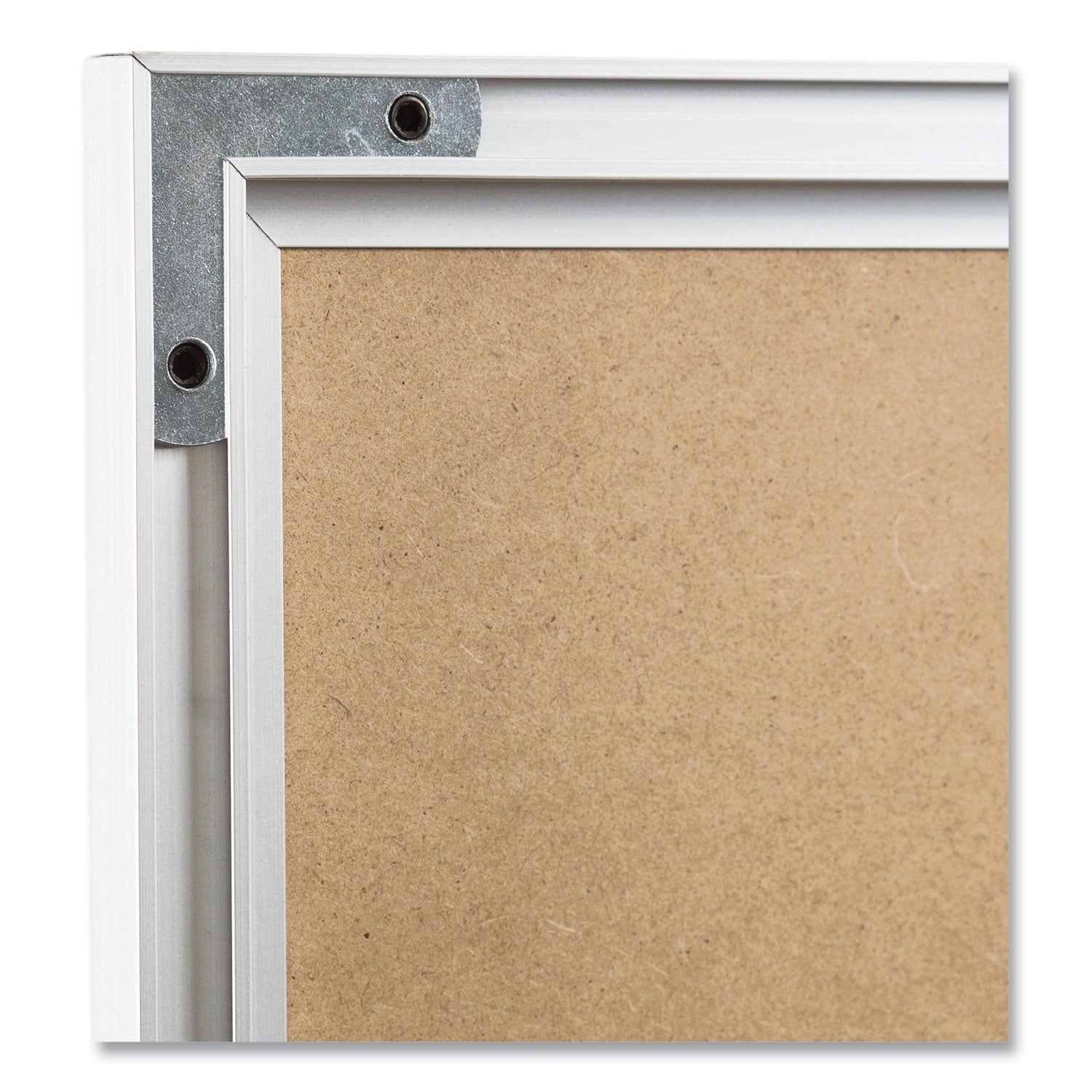 U Brands Melamine Dry Erase Board, 24" x 18" (Actual Size: 23" x 17"), White Surface, Satin Aluminum Frame