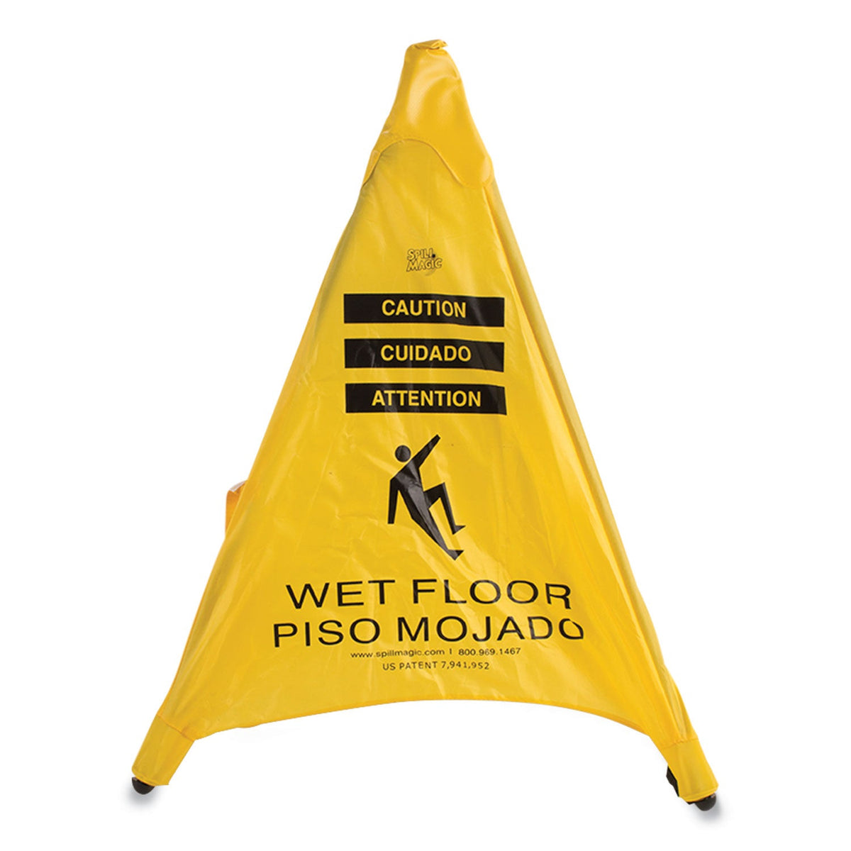 Pop Up Safety Cone | 30" Collapsible Yellow