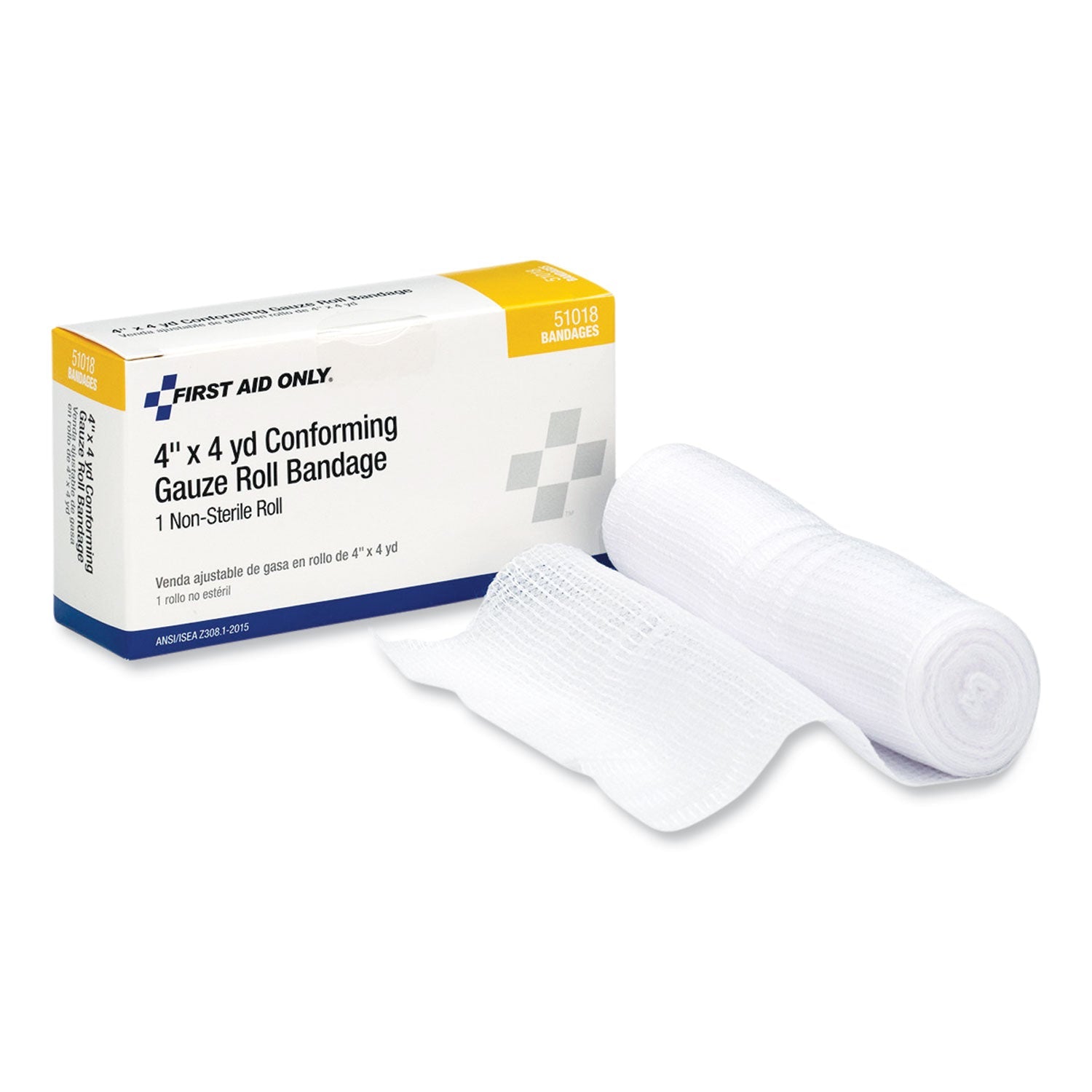 First Aid Conforming Gauze Bandage | 4" Non-Sterile