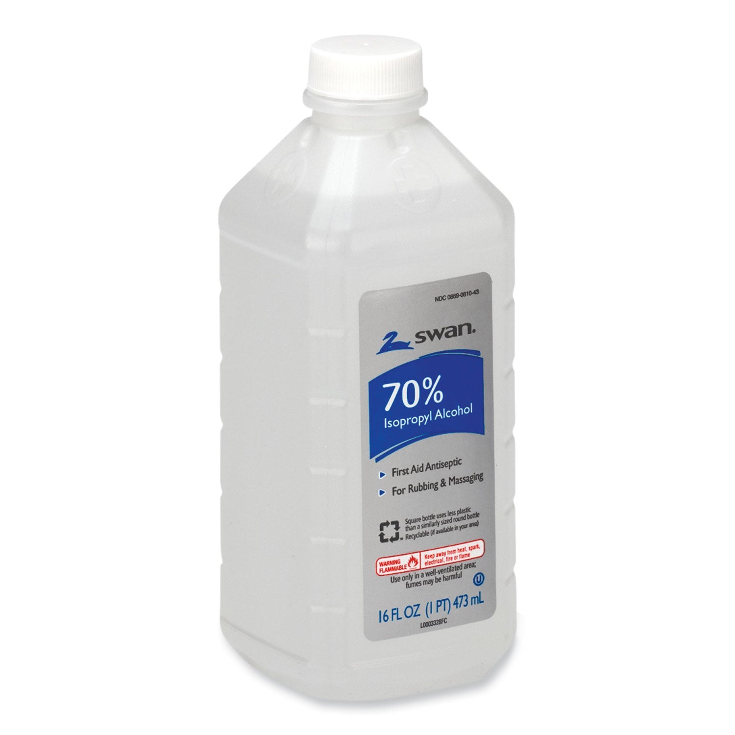 PhysiciansCare® by First Aid Only® First Aid Kit Rubbing Alcohol, Isopropyl Alcohol, 16 Oz Bottle - Bloom Skins