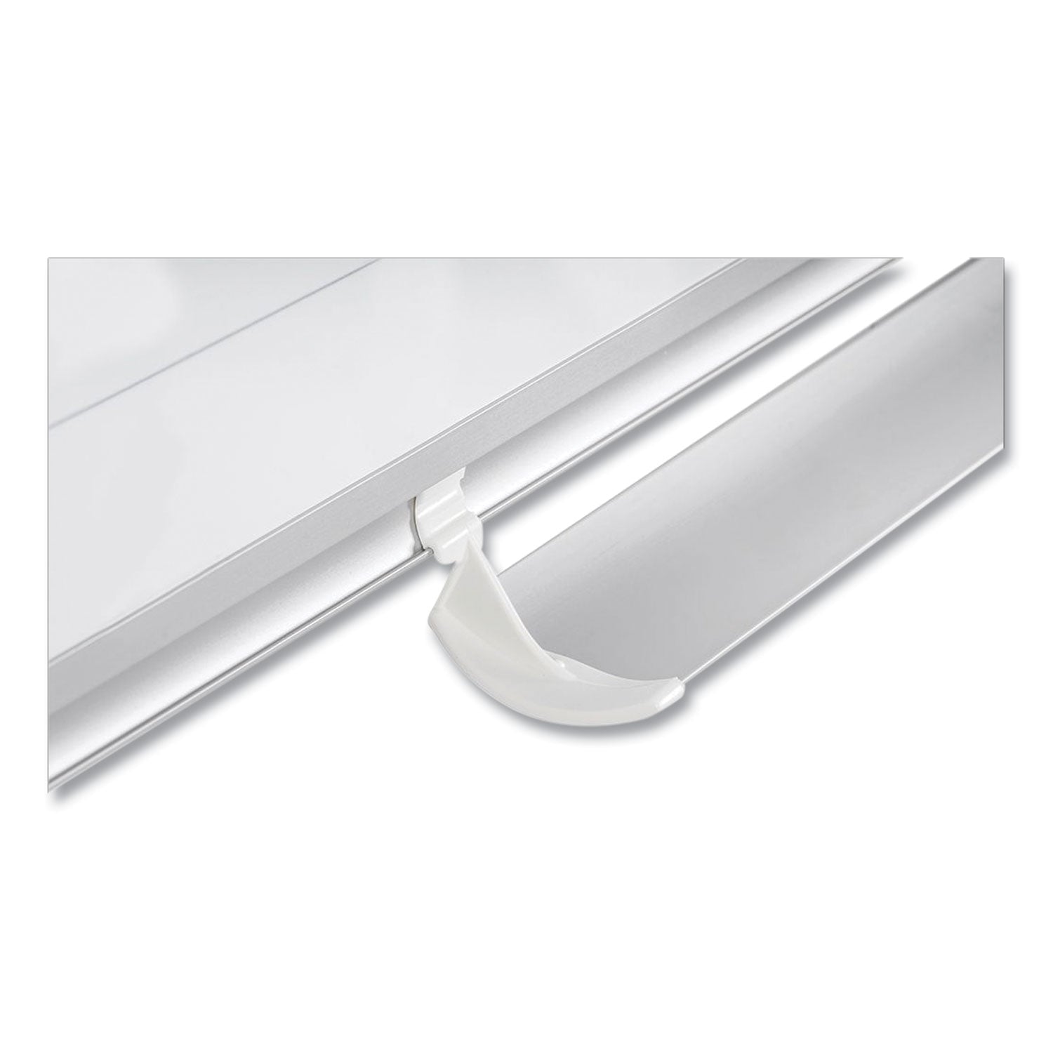 MasterVision® Ruled Magnetic Steel Dry Erase Planning Board, 48" x 36", White Surface, Satin Aluminum Frame