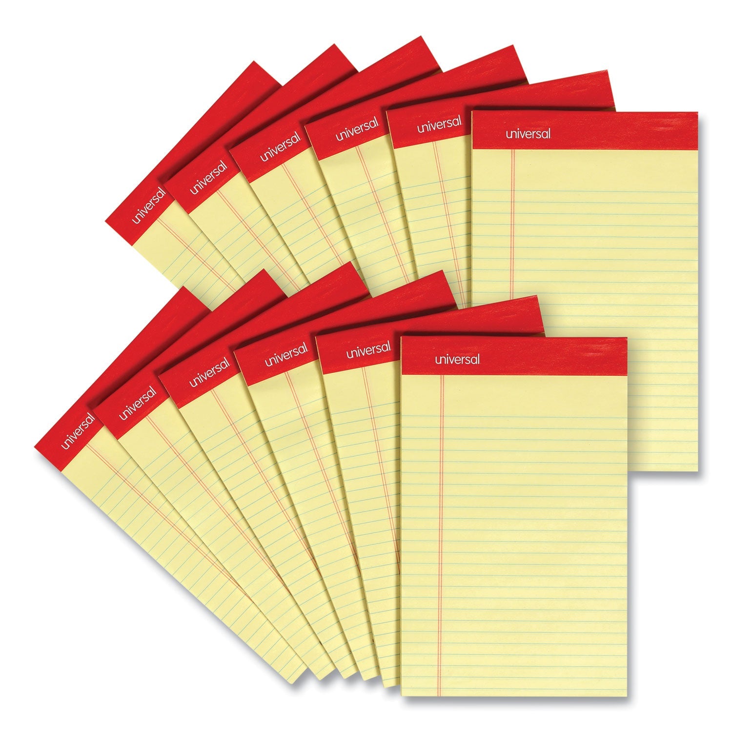 Perforated Writing Pads | 5x8 Canary, Dozen