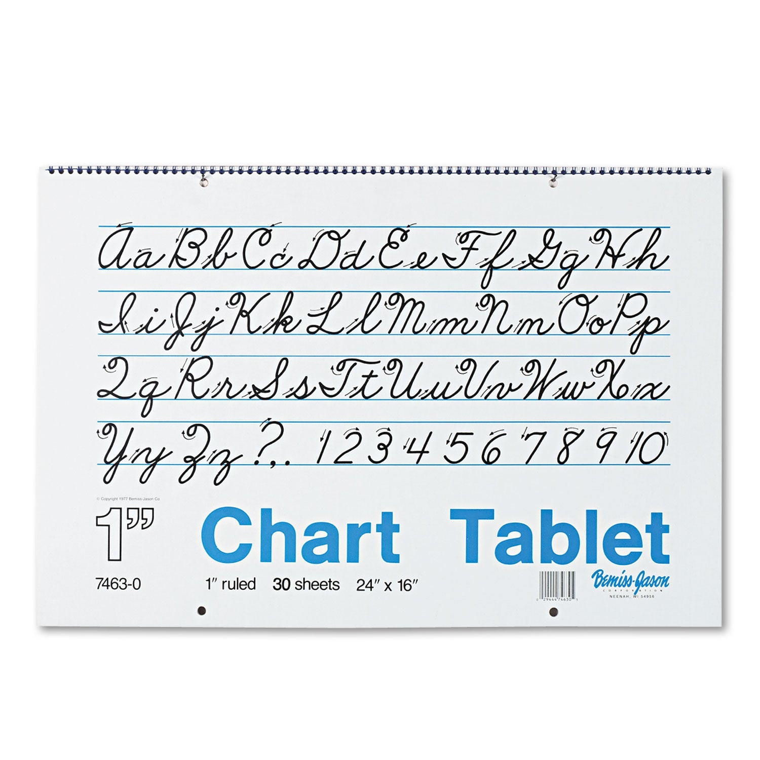 Chart Tablets | 1" Rule, 24x16, 30-Sheet, Pacon®