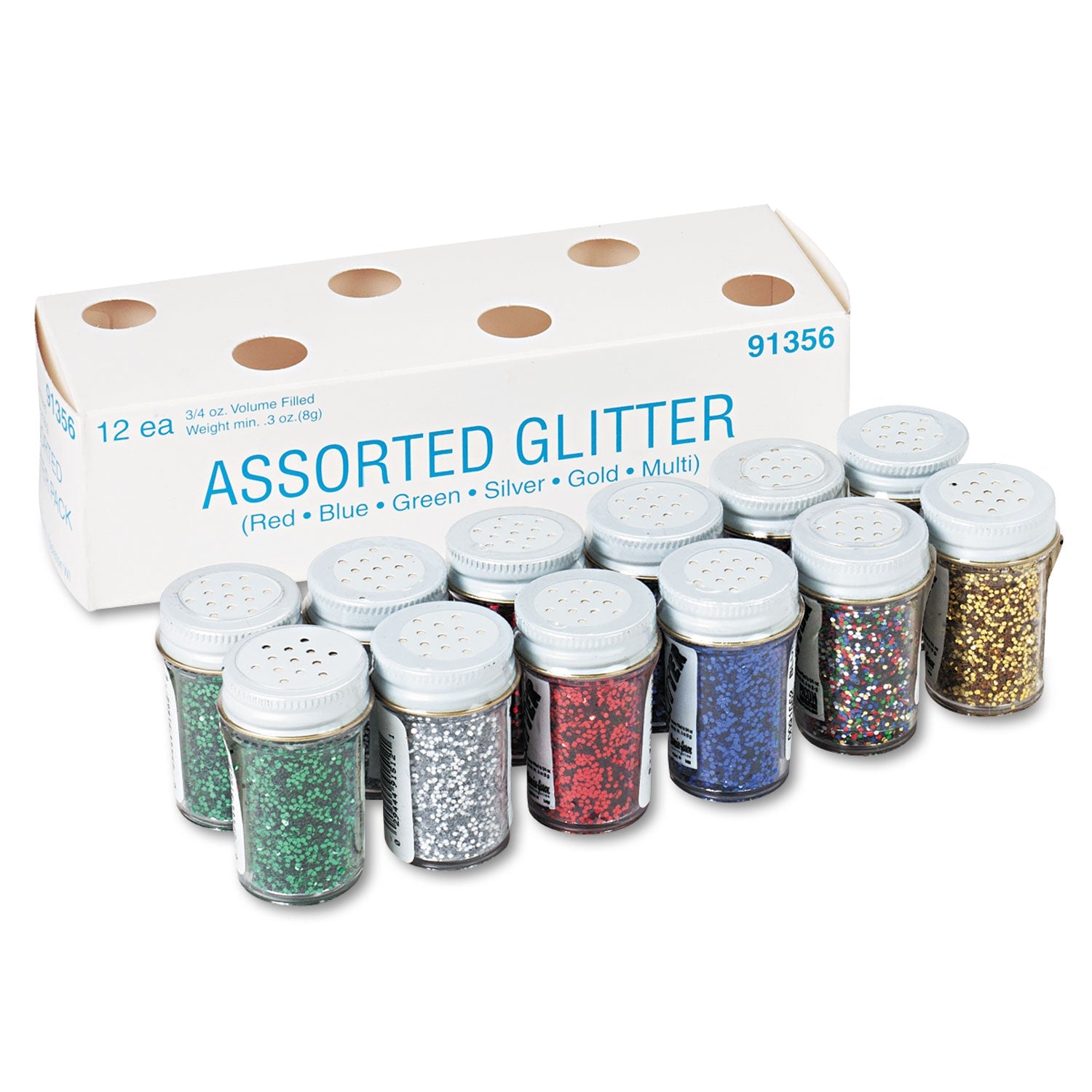 Pacon Spectra Glitter Assortment | 12-Pack