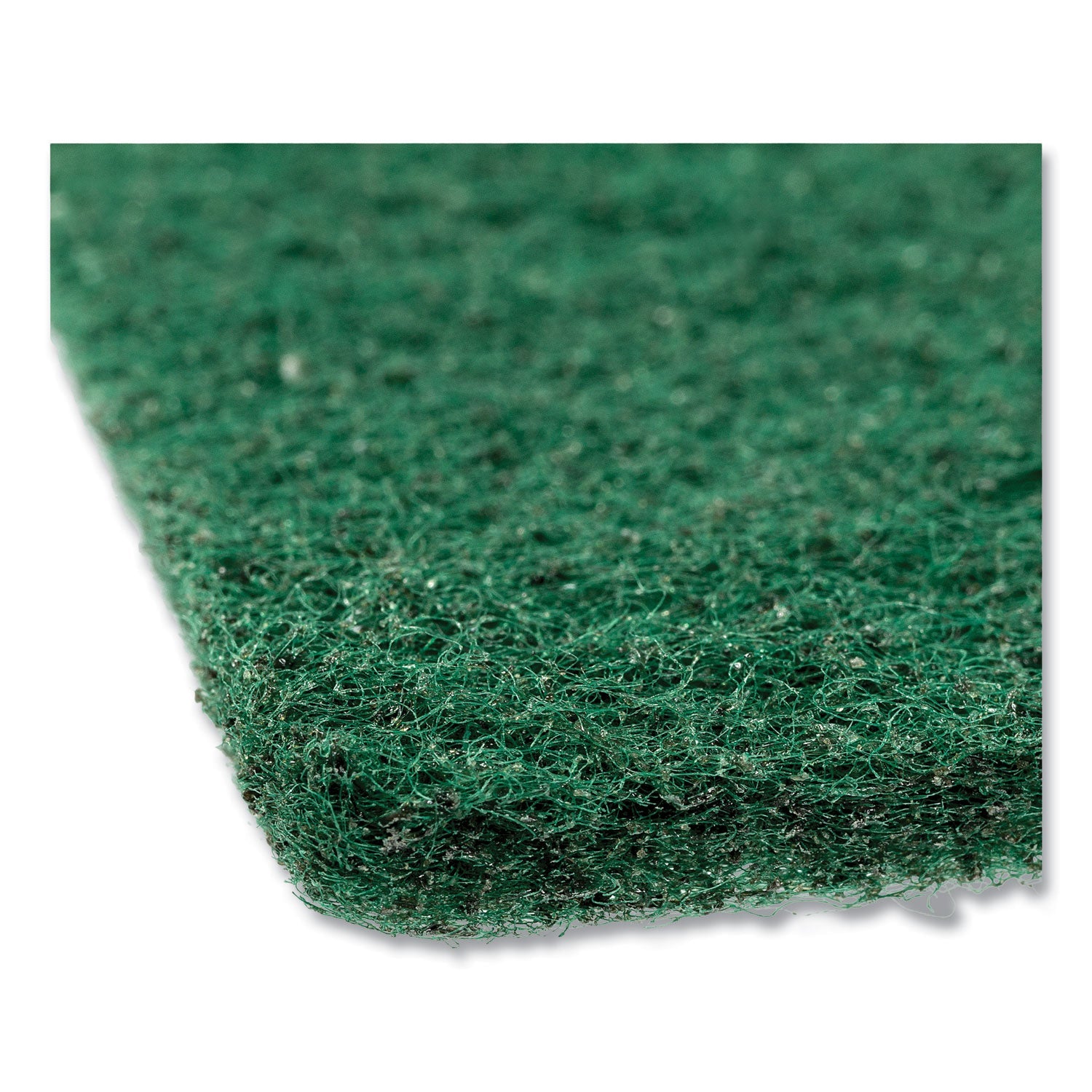 AmerCareRoyal® Medium-Duty Scouring Pad, 6 X 9, Green, 10 Pads/pack, 6 Packs/carton